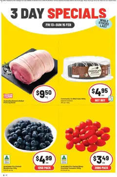 Preview of IGA - 3 Day Specials NT - valid from 13.02.2026