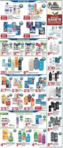 United Supermarkets Weekly Ad - valid from 29.07.2025 | Page: 4 | Products: Conditioner, Milk, Deodorant, Antiperspirant