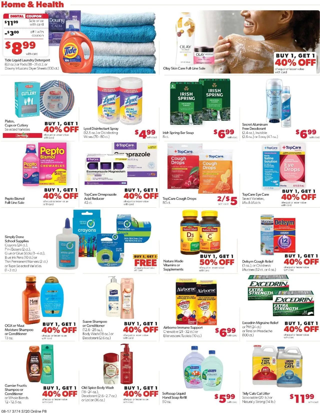 Family Fare Weekly Ad - NE - valid from 17.08.2025 | Page: 16 | Products: Ink, Cat Litter, Deodorant, Body Wash