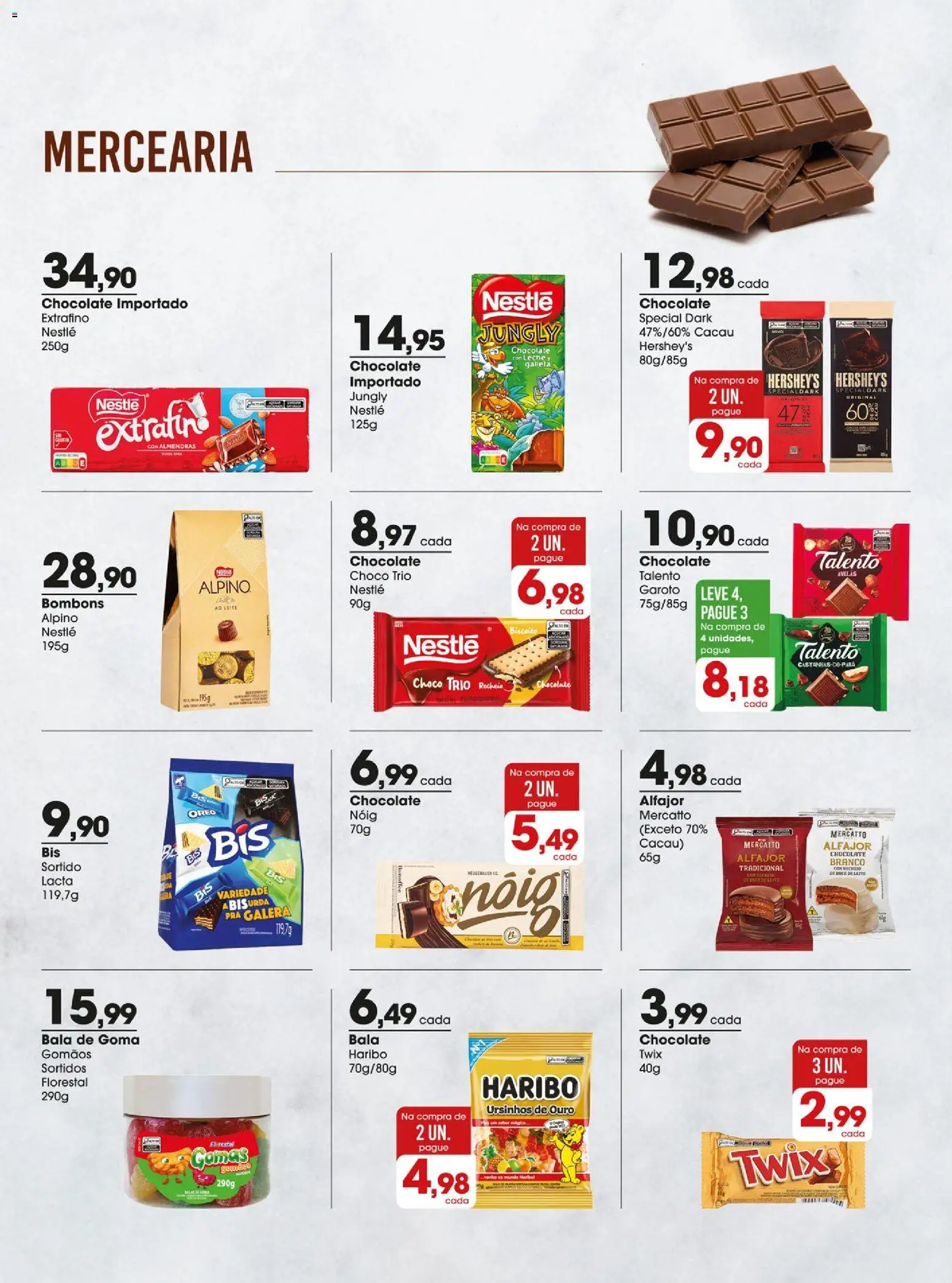 Zaffari Folheto - válido de 04.11.2025 | Página: 8 | Produtos: Biscoito, Leite, Chocolate, Doce de leite