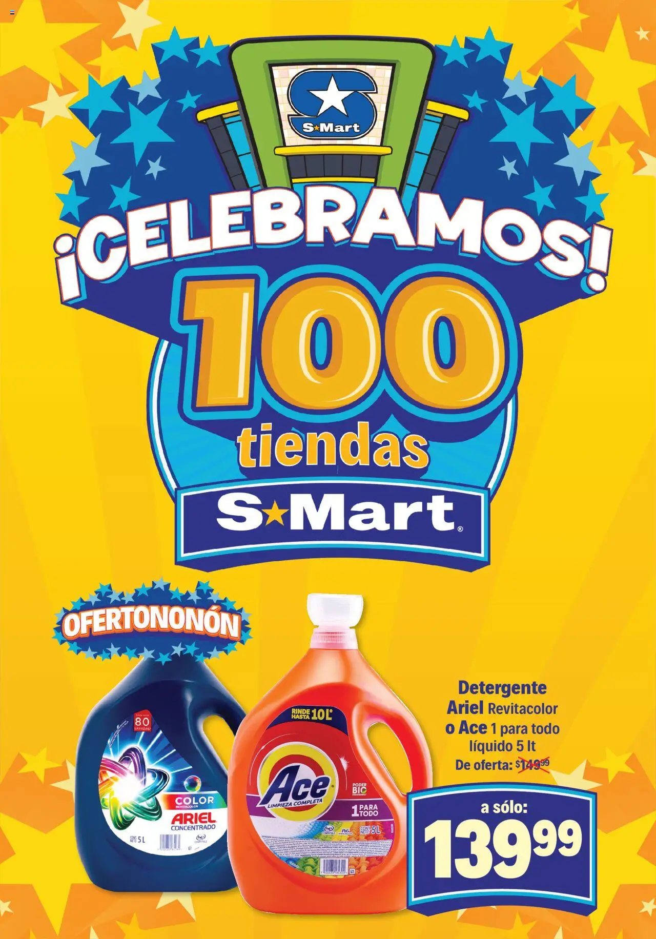 Nuevas ofertas de S-Mart válidas en toda la República Mexicana desde el 03.10.2025. ¡Encuentra las mejores ofertas en S-Mart - Folleto de Feria - Matamoros! | Página: 2 | Productos: Detergente