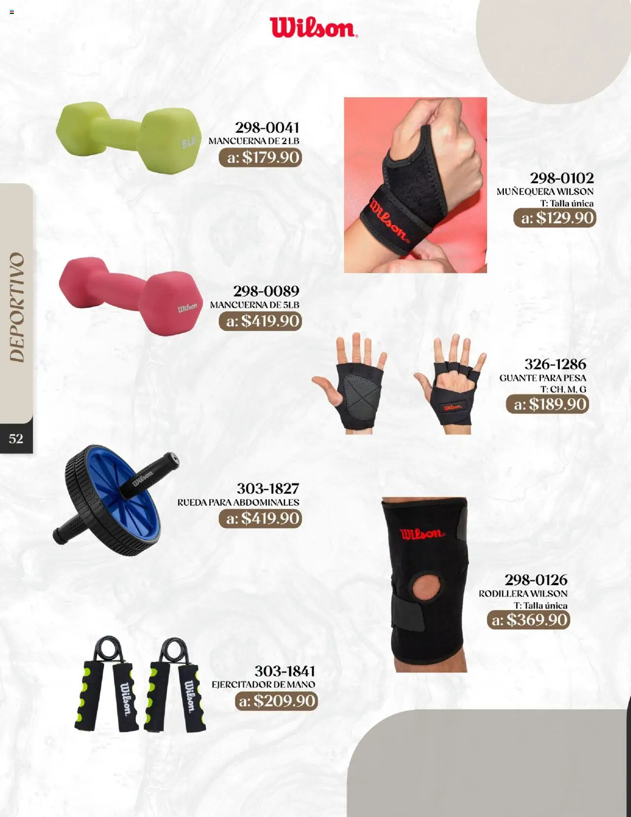 Nuevas ofertas de Andrea válidas en toda la República Mexicana desde el 24.08.2025. ¡Encuentra las mejores ofertas en Andrea - Catálogo Esenciales de Otoño! | Página: 52 | Productos: Pesa, Guante