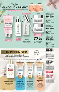 Leonisa catálogo C06-7/2026 -  Vista previa de la revista de la tienda Leonisa valido desde el 03.04.2026 | Página: 26 | Productos: Crema, Serum, Limpiador, Protector solar
