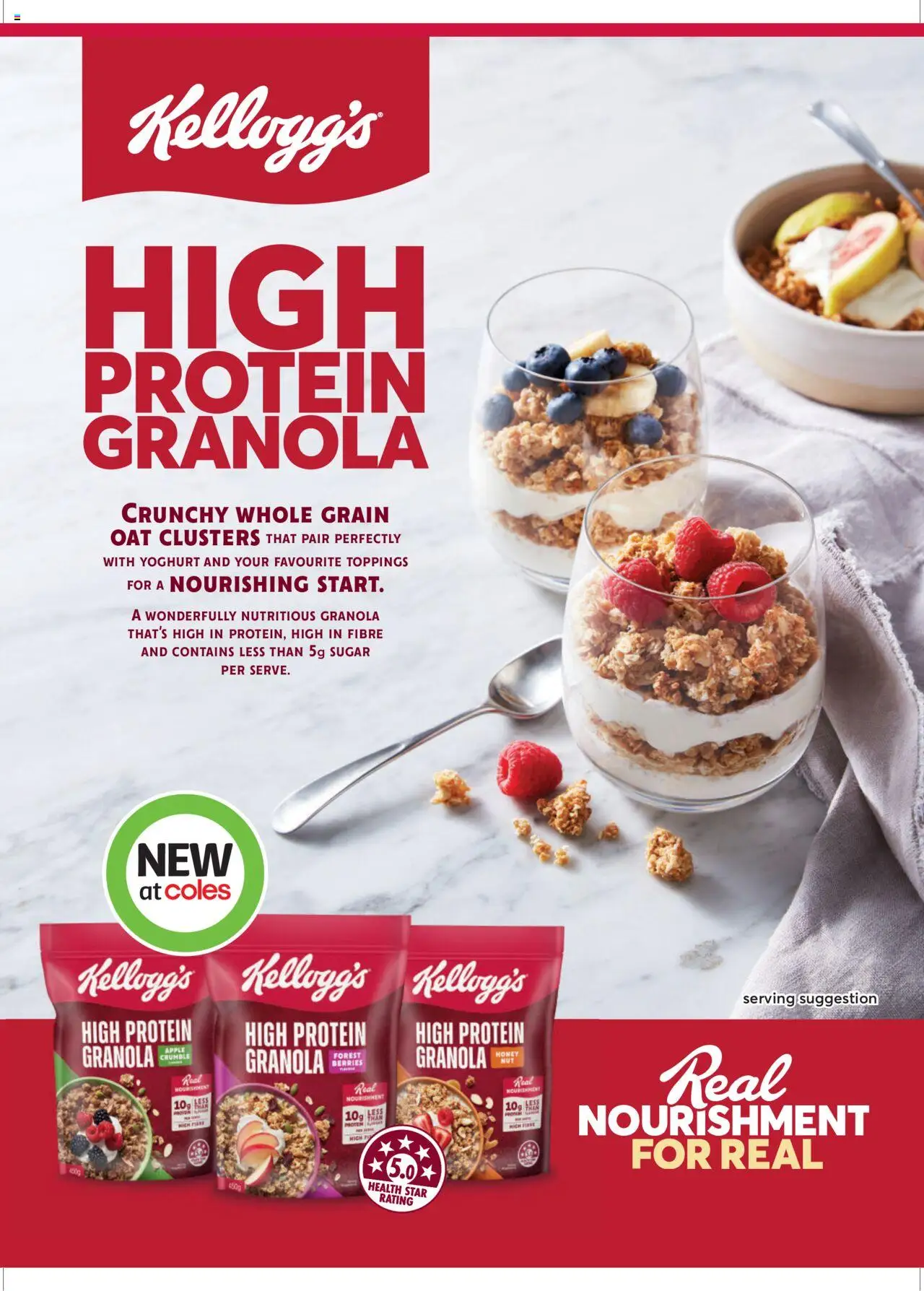 Coles catalogue - valid from 06.10.2025 | Page: 85 | Products: Yoghurt, Granola, Sugar