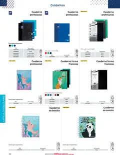 Vista previa de Office Depot catálogo 2026, nuevo folleto de la tienda, válido en México a partir del 12.01.2026 | Página: 80 | Productos: Cuadro, Cuaderno