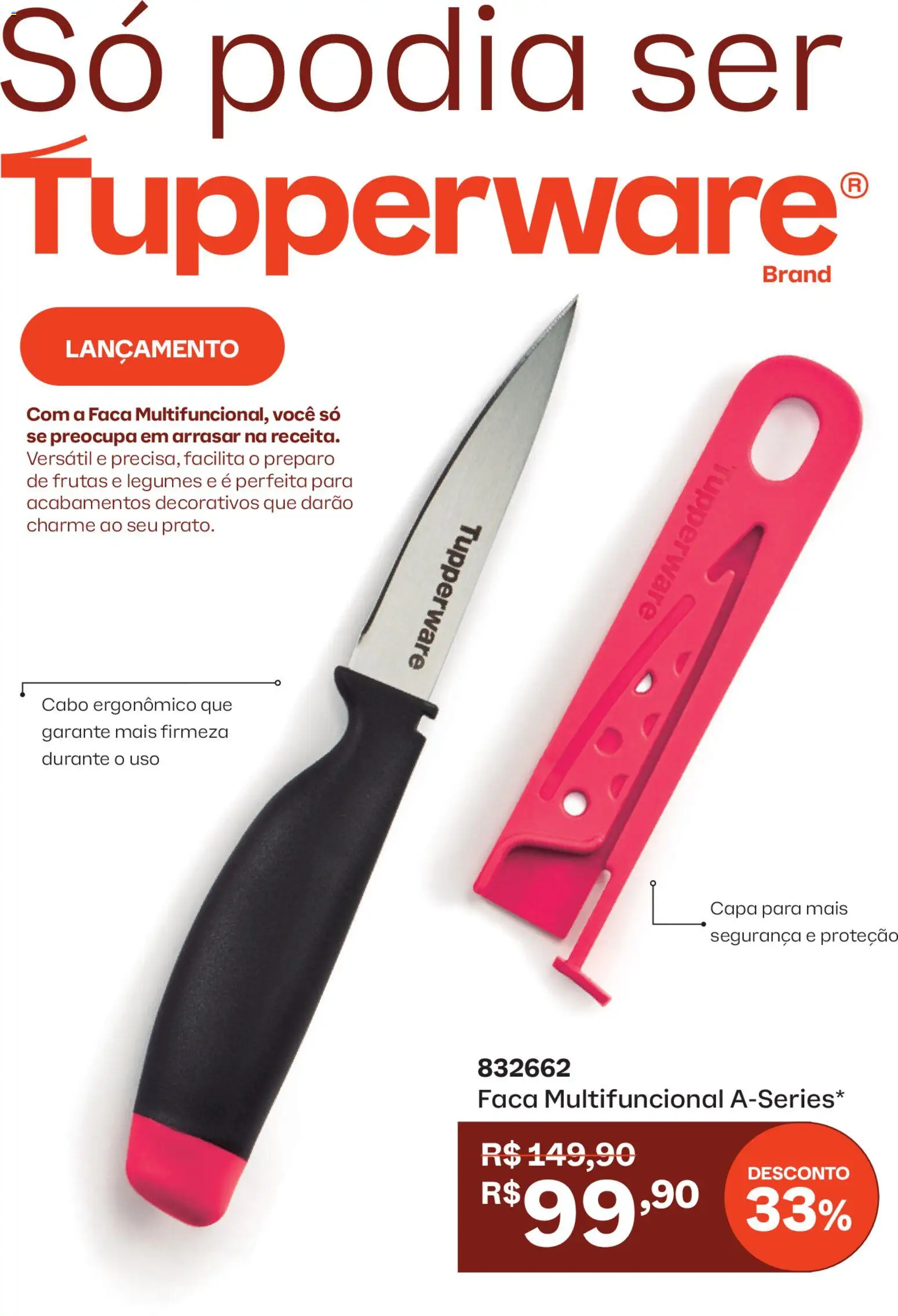 Tupperware Folheto - válido de 01.05.2026 | Página: 45 | Produtos: Multifuncional, Faca, Cabo