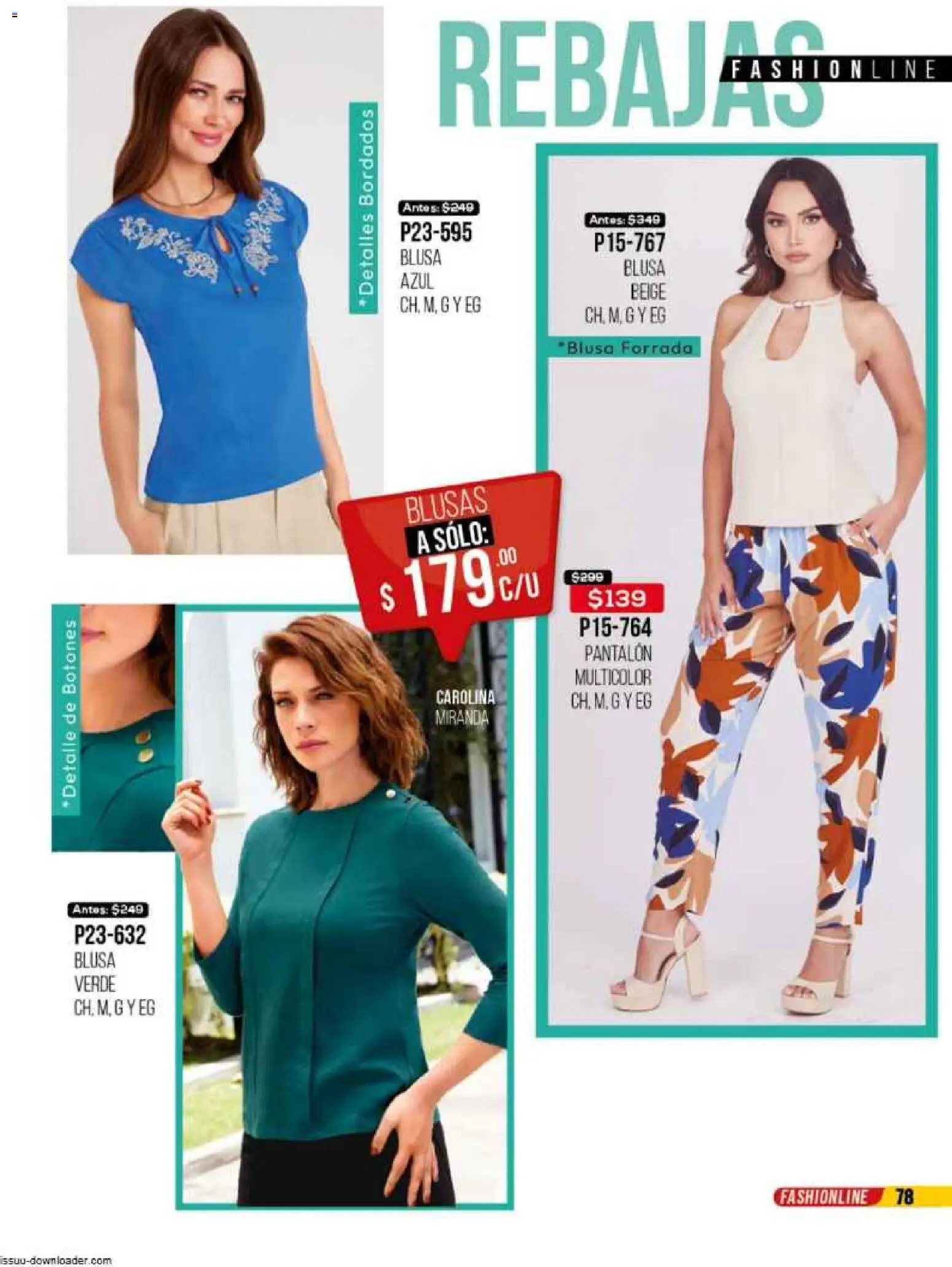 Nuevas ofertas de Cklass válidas en toda la República Mexicana desde el 31.10.2025. ¡Encuentra las mejores ofertas en Cklass catálogo Super Rebajas Ropa! | Página: 81 | Productos: Blusa