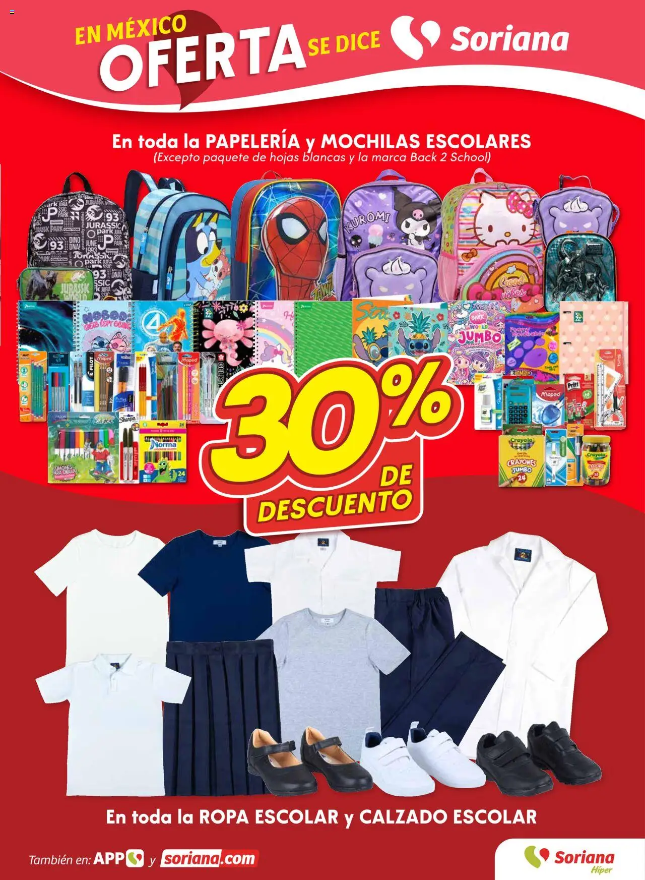Nuevas ofertas de Soriana válidas en toda la República Mexicana desde el 07.08.2025. ¡Encuentra las mejores ofertas en Soriana - Folleto! | Página: 9 | Productos: Ropa