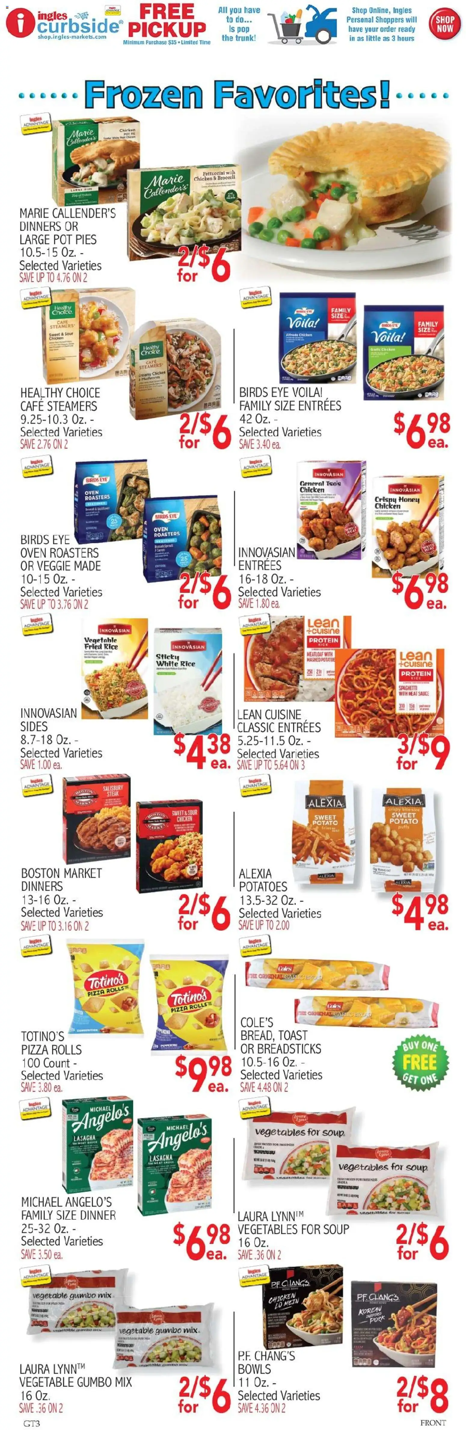 Ingles Weekly Ad - valid from 08.04.2026 | Page: 7 | Products: Pork, Potatoes, Sauce, Oven