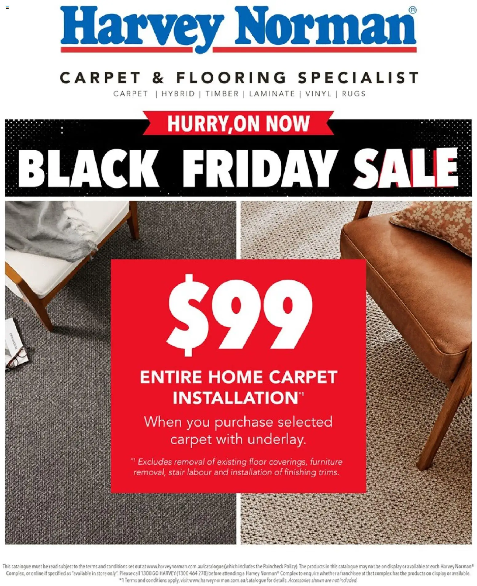 Harvey Norman catalogue - valid from 13.11.2025 | Page: 1 | Products: Carpet, Flooring, Rugs, Accessories