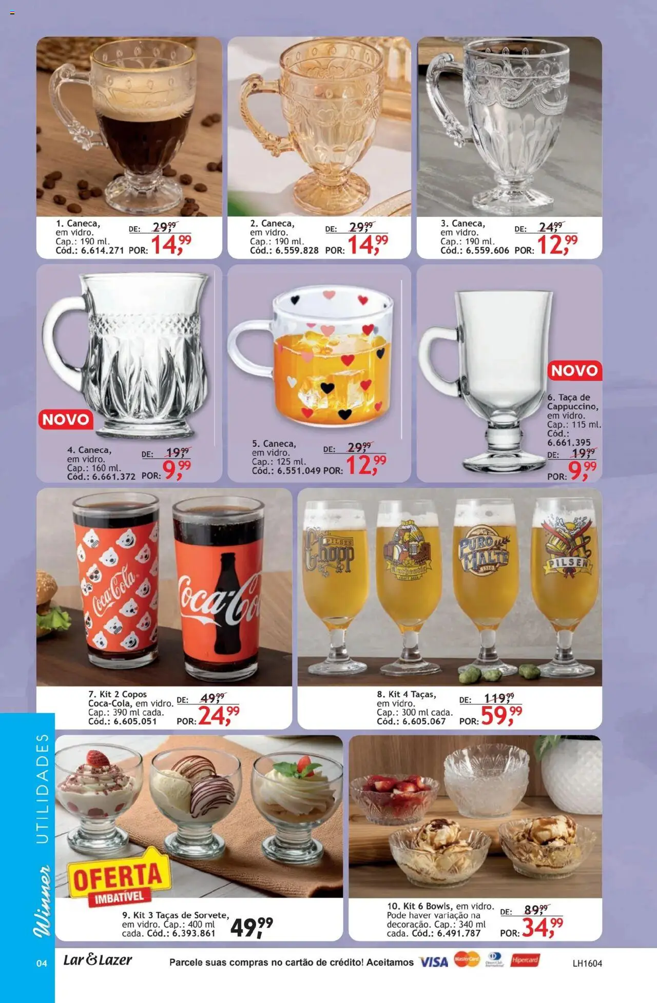 Quatro Estações Folheto - válido de 01.10.2025 | Página: 4 | Produtos: Taças, Copos