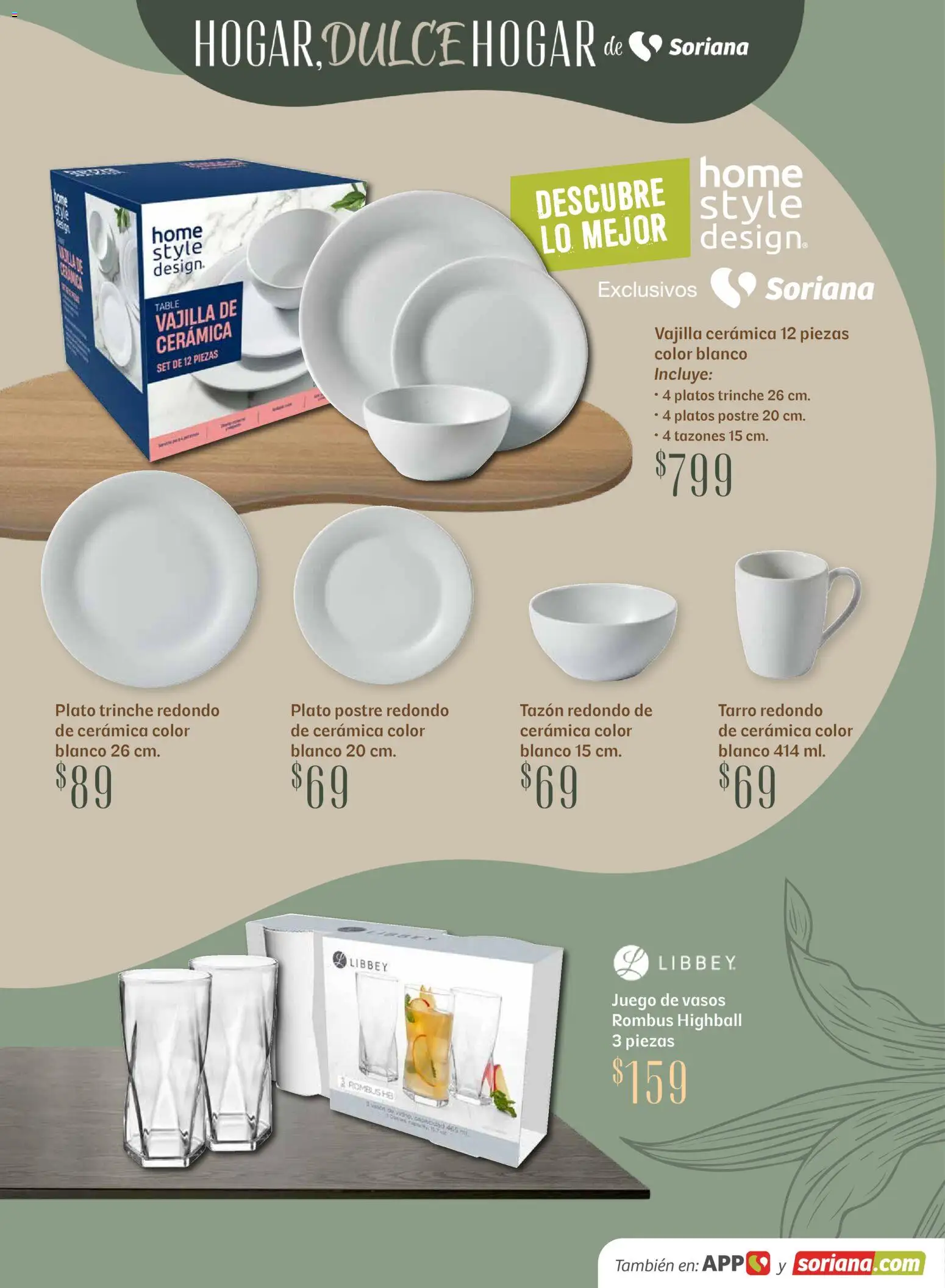 Nuevas ofertas de Soriana válidas en toda la República Mexicana desde el 15.04.2026. ¡Encuentra las mejores ofertas en Soriana Hogar Dulce Hogar Híper Nacional! | Página: 10 | Productos: Juego, Vasos
