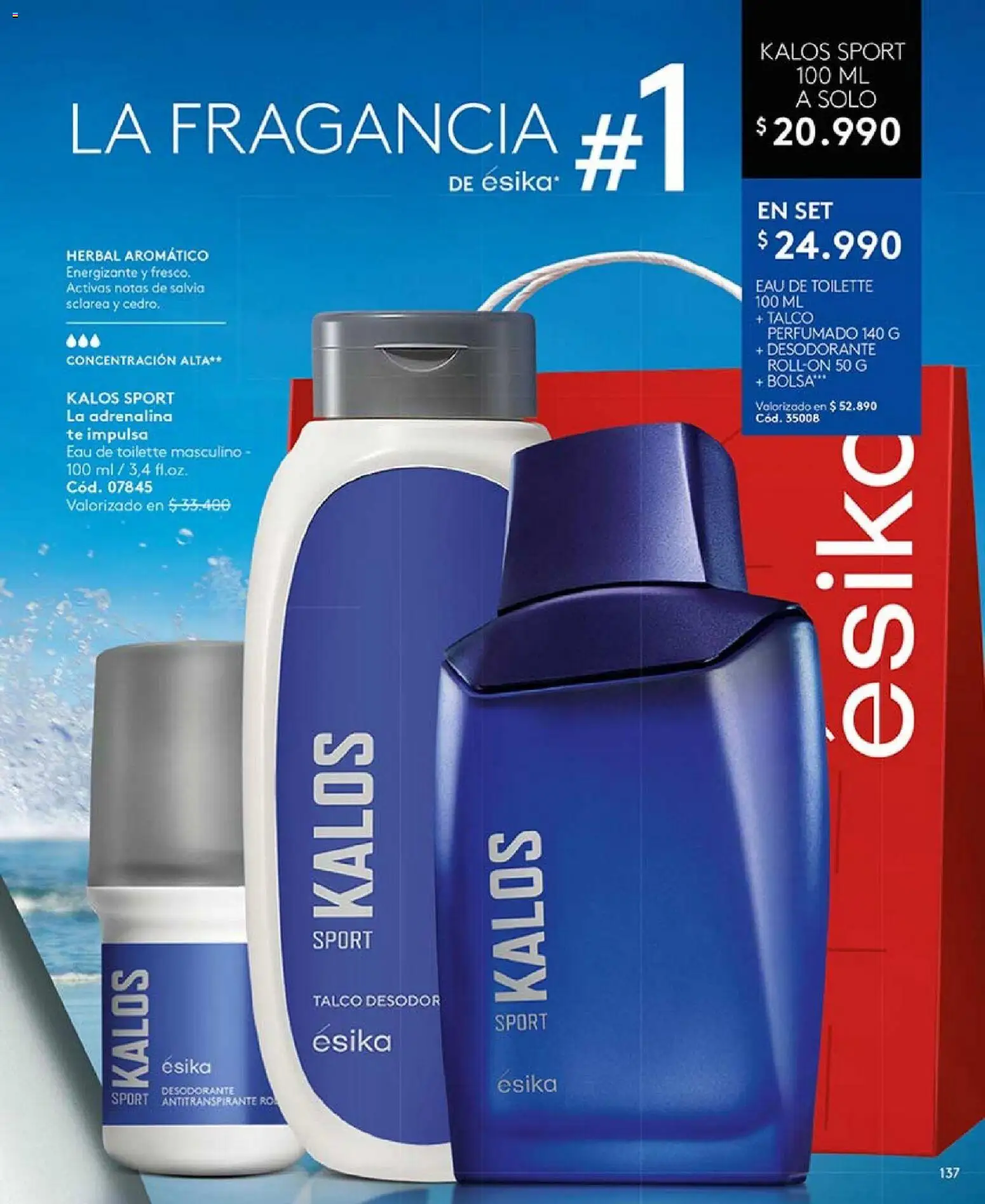 Catálogo Ésika Campaña 1 │ válido desde el 01.01.2026 | Página: 137 | Productos: Fragancia, Eau de toilette, Desodorante, Antitranspirante