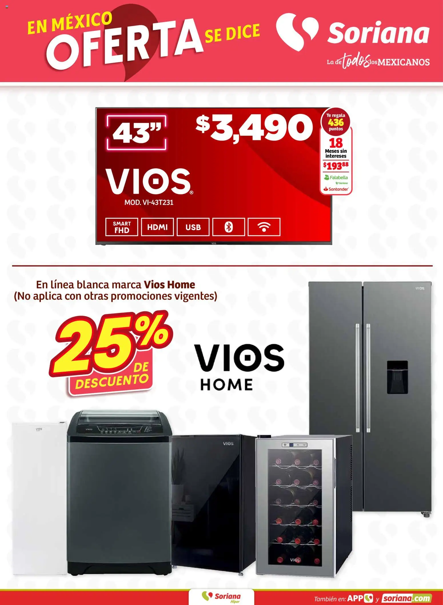 Nuevas ofertas de Soriana válidas en toda la República Mexicana desde el 19.02.2026. ¡Encuentra las mejores ofertas en Soriana - Fin de Semana Híper: Chih, Delicias, Dur y Coah (excepto Saltillo)! | Página: 12 | Productos: Té
