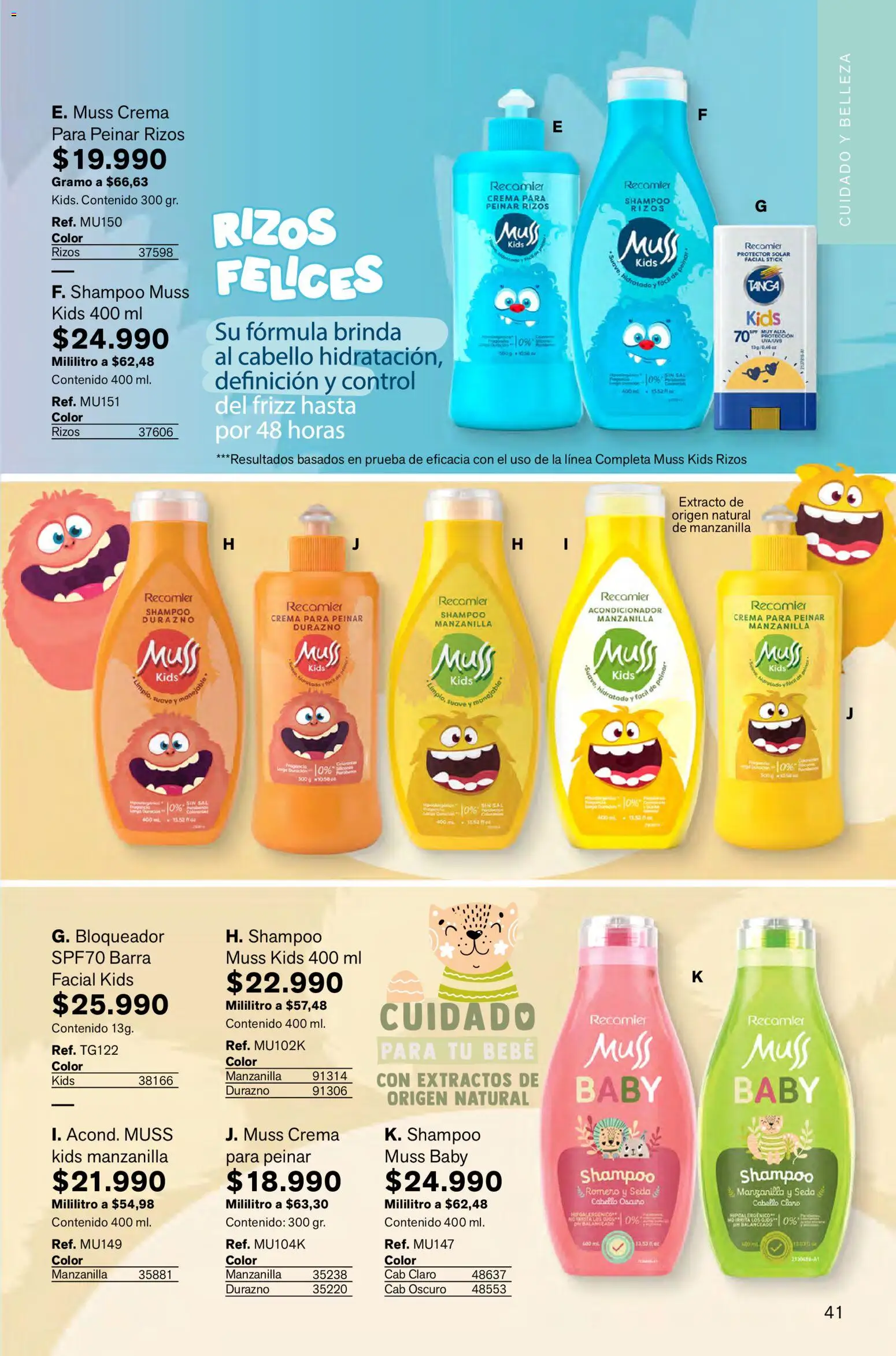 Leonisa revista - valida desde el 05.02.2026 | Página: 41 | Productos: Crema, Bloqueador, Shampoo, Durazno