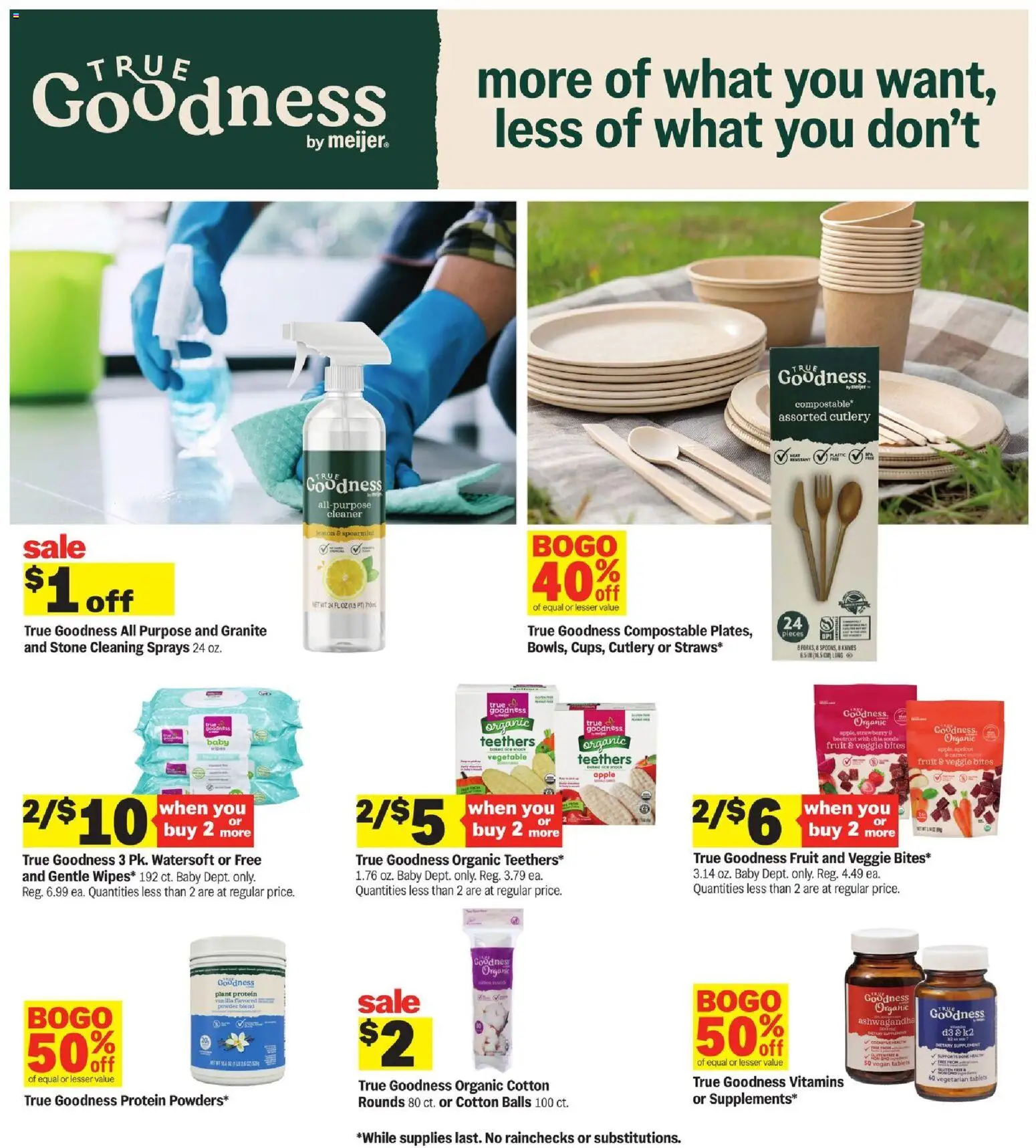 Meijer Weekly Ad - MI - valid from 14.01.2026 | Page: 22 | Products: Powder, Lemon