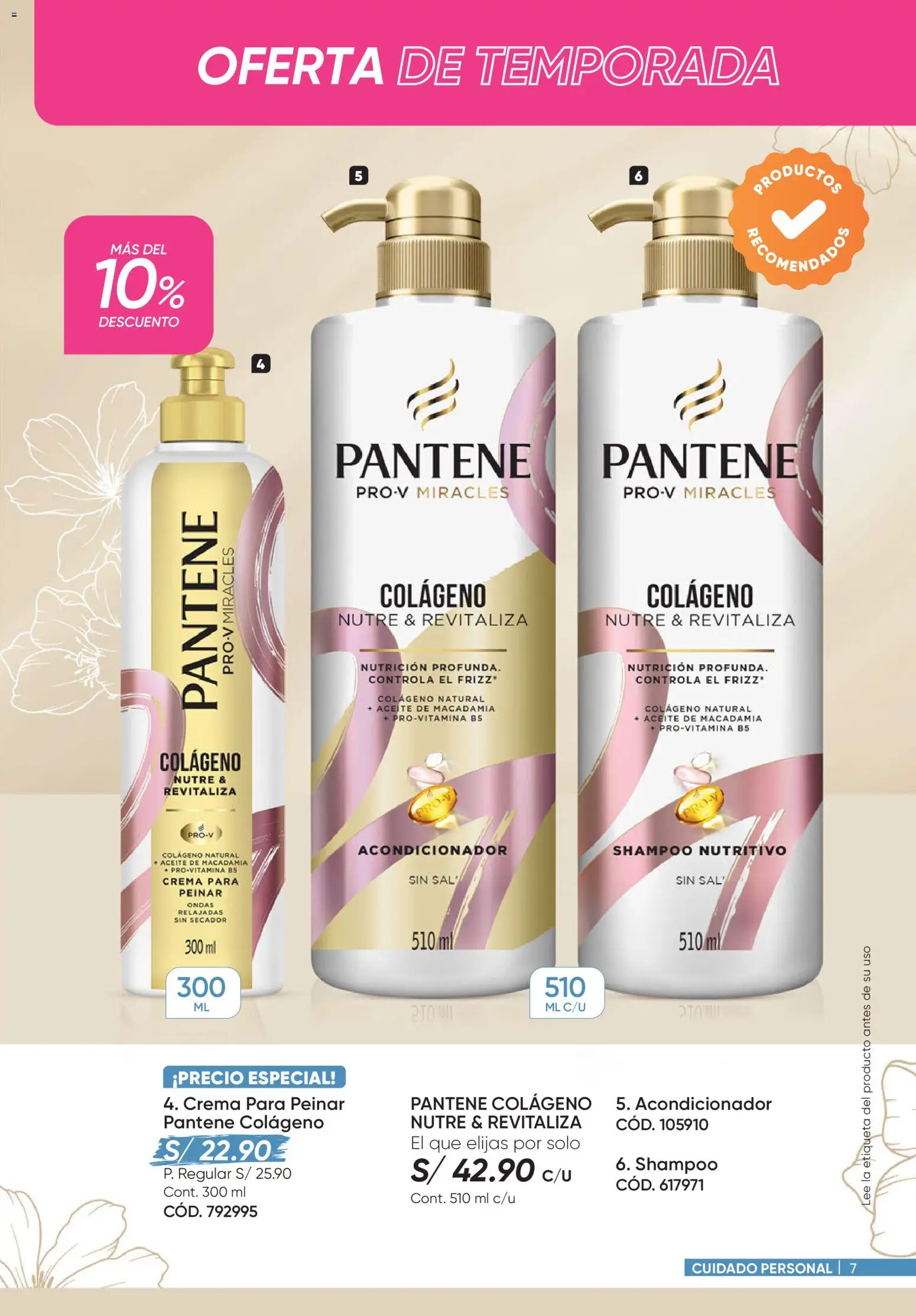 Catálogo Azzorti válido desde 24.11.2025 | Página: 7 | Productos: Shampoo, Acondicionador, Aceite, Crema