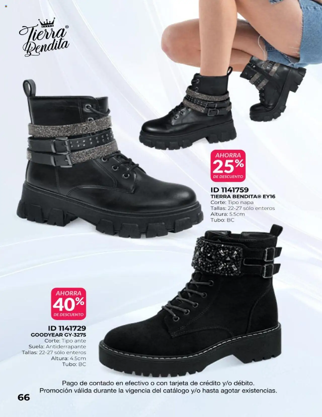 Nuevas ofertas de Price Shoes válidas en toda la República Mexicana desde el 25.06.2025. ¡Encuentra las mejores ofertas en Price Shoes catálogo Oportunidades Botas! | Página: 66