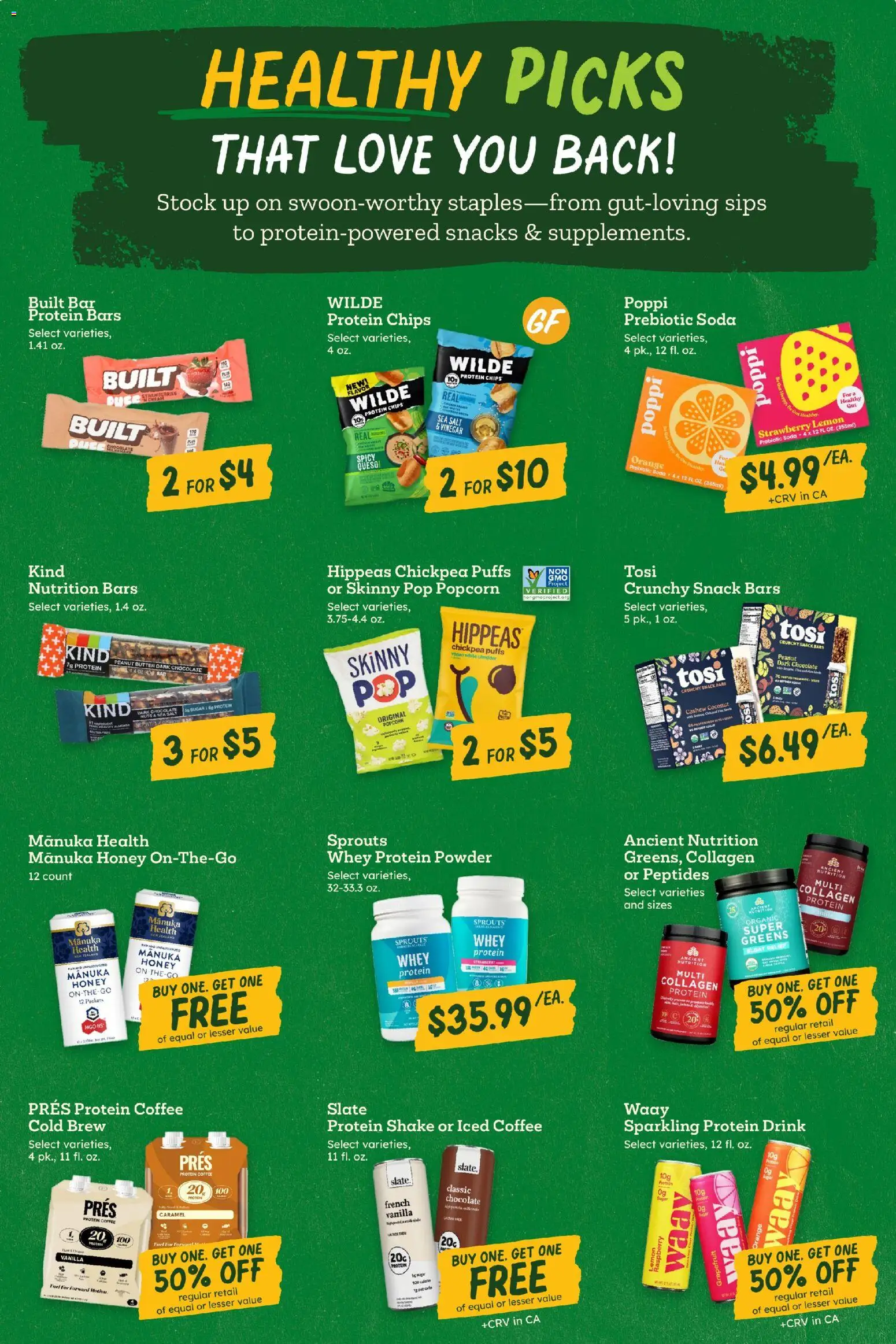 Sprouts Weekly Ad - valid from 11.02.2026 | Page: 6 | Products: Butter, Grapefruit, Lemon, Raspberry