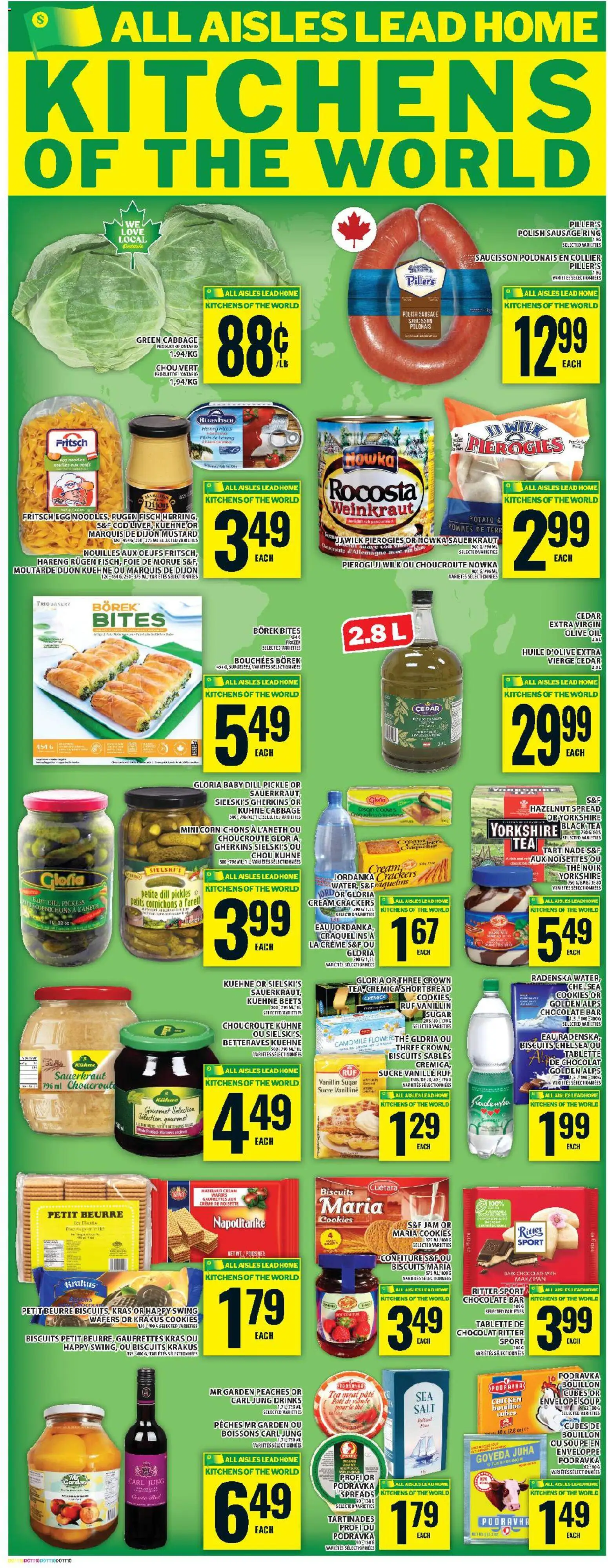 Food Basics flyer valid from 29.01.2026 | Page: 18 | Products: Tea, Cookies, Oil, Chocolate