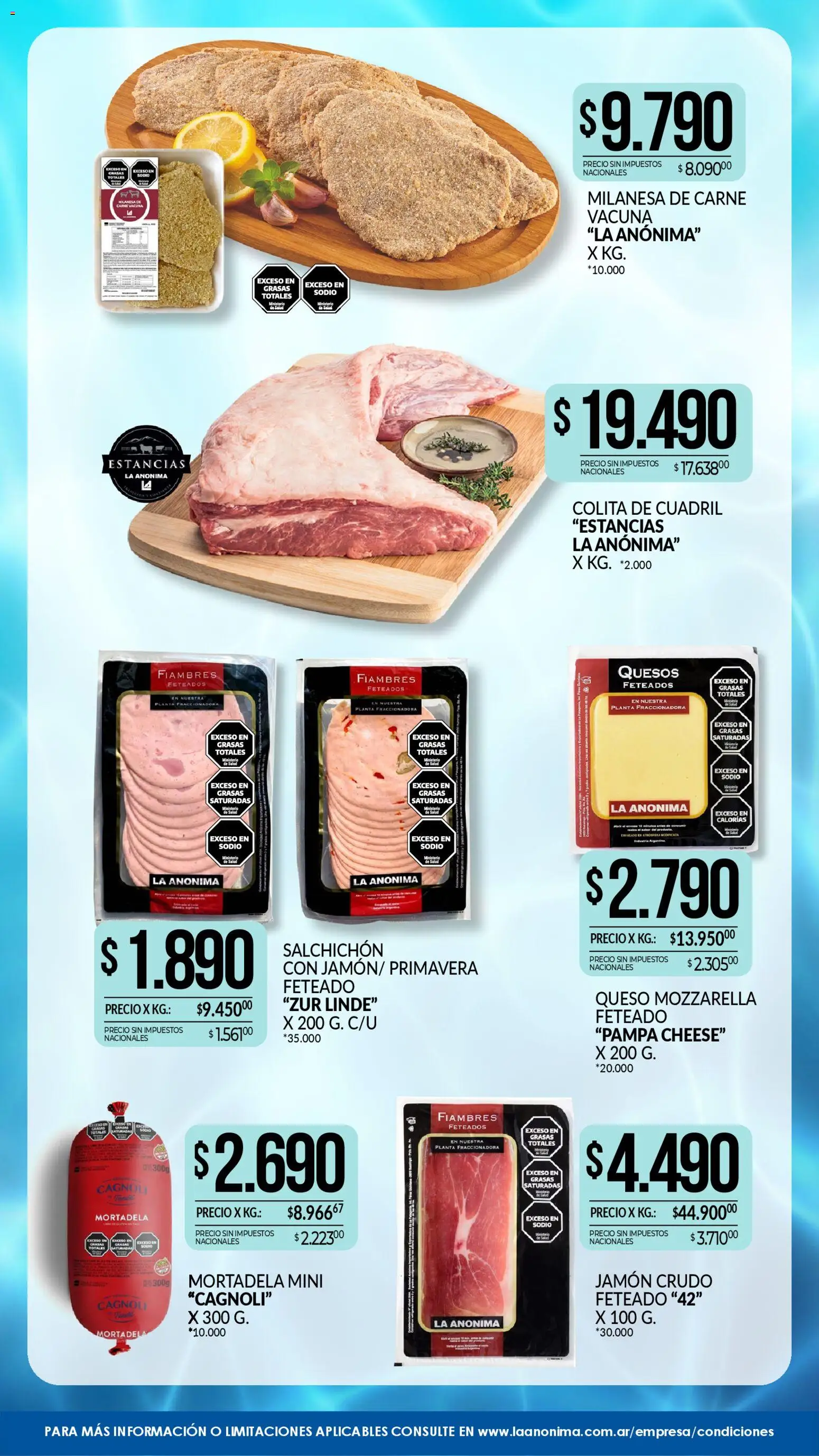 La Anonima catálogo │ válido desde el 29.01.2026 | Página: 2 | Productos: Jamón crudo, Queso, Jamón, Planta