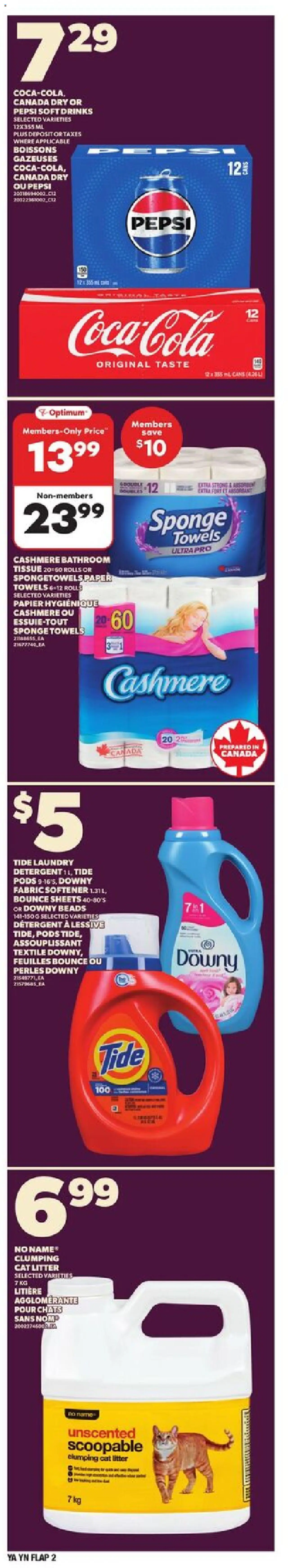Independent Grocer flyer valid from 02.10.2025 | Page: 2 | Products: Sponge, Fabric softener, Detergent