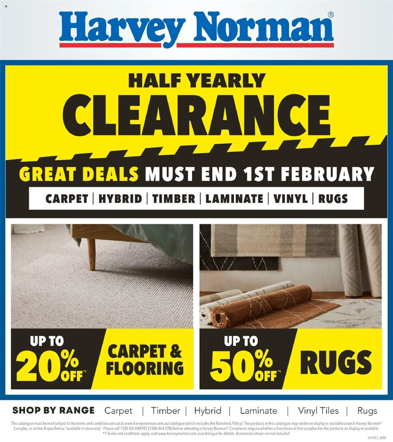 Harvey Norman catalogue - valid from 24.12.2025 | Page: 1 | Products: Carpet, Flooring, Rugs, Accessories