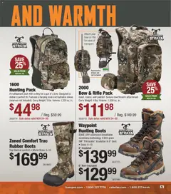 Preview of Cabela's weekly ads valid from 01.11.2025 | Page: 171 | Products: Hook, Boots, Gun, Rifle