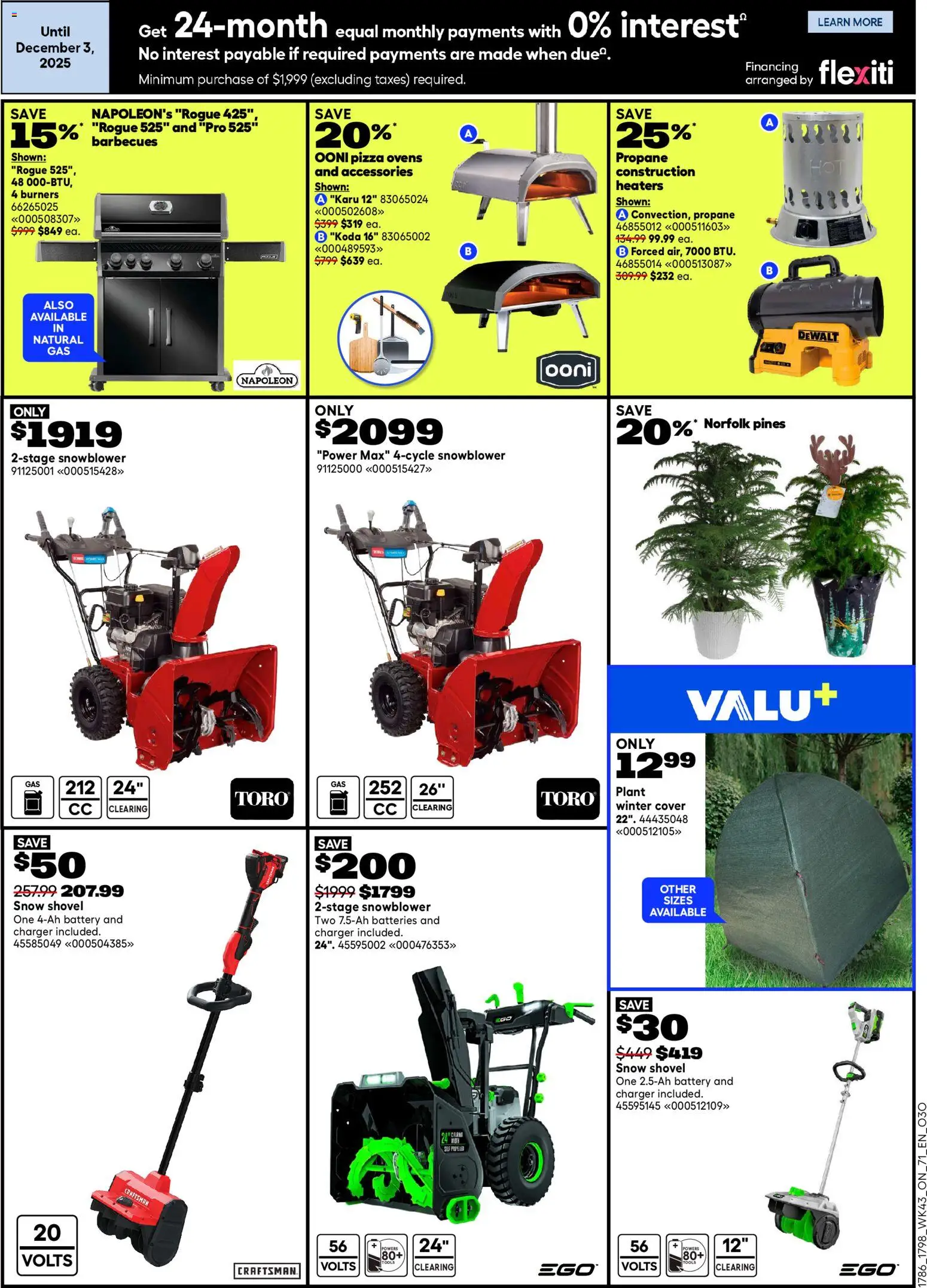 Rona flyer valid from 20.11.2025 | Page: 5 | Products: Battery, Pizza