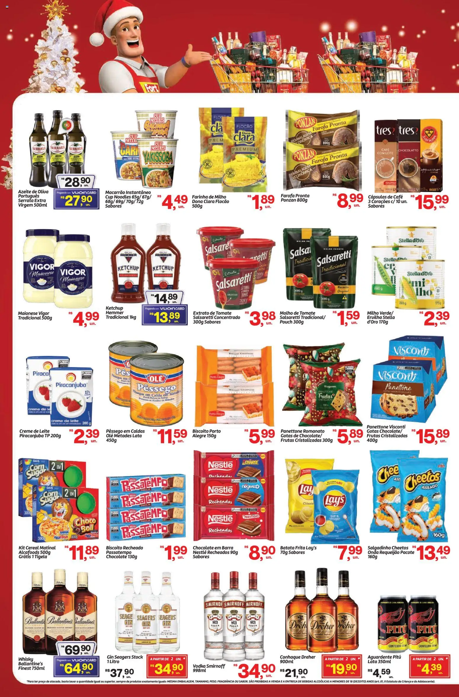 Fort Atacadista Folheto - válido de 08.12.2025 | Página: 2 | Produtos: Ervilha, Whisky, Gin, Frutas cristalizadas