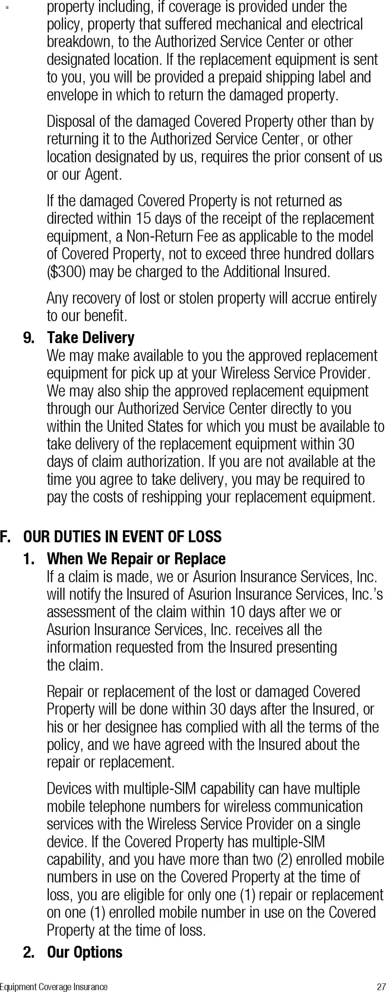 Verizon - Total Mobile Protection for Business and Multi-Devices for Business - valid from 13.03.2025 | Page: 27 | Products: Telephone
