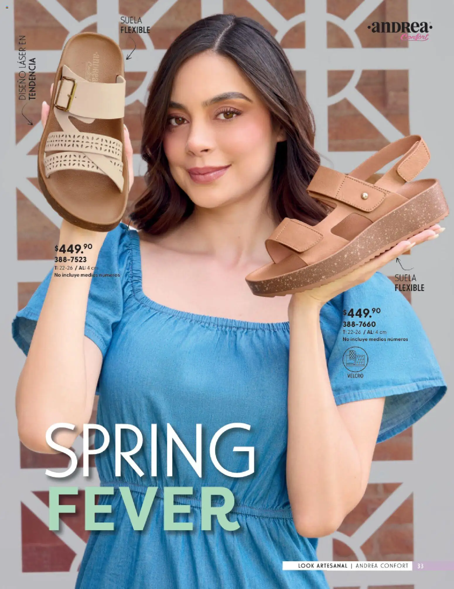 Nuevas ofertas de Andrea válidas en toda la República Mexicana desde el 25.01.2026. ¡Encuentra las mejores ofertas en Andrea catálogo Calzado Confort ! | Página: 33 | Productos: Flexible