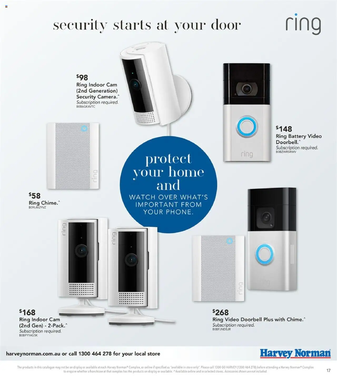 Harvey Norman catalogue - valid from 18.09.2025 | Page: 17 | Products: Battery, Accessories, Doorbell, Watch