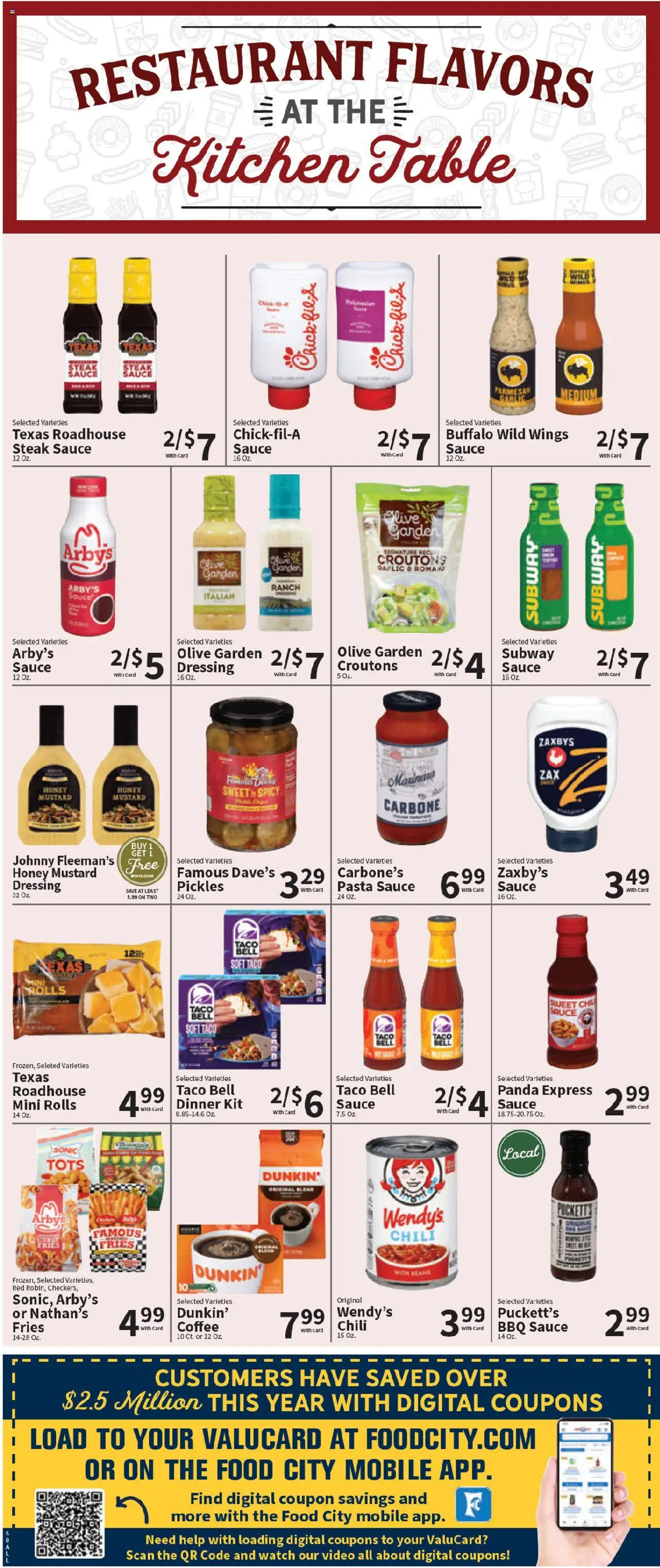 Food City Weekly Ad - valid from 08.10.2025 | Page: 9 | Products: Coffee, Pasta, Garlic, Watch