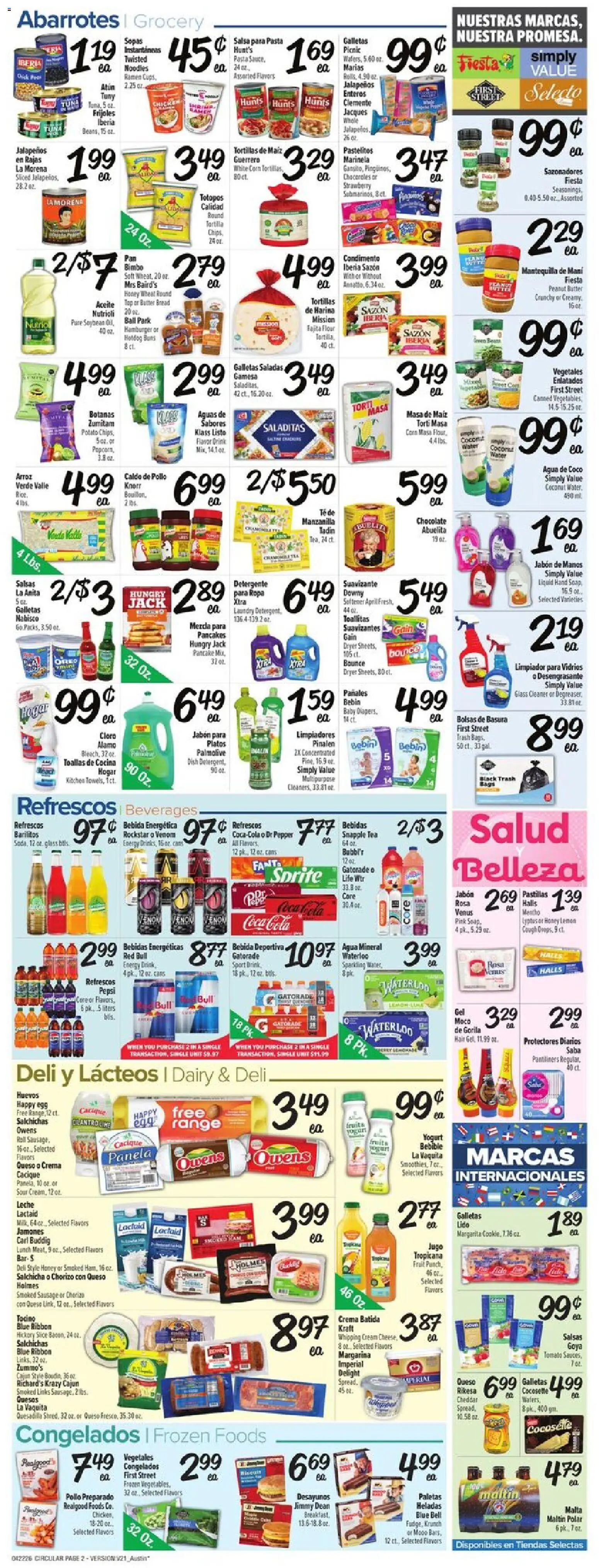 Fiesta Mart Weekly Ad - valid from 22.04.2026 | Page: 2 | Products: Chocolate, Soap, Tea, Pepper