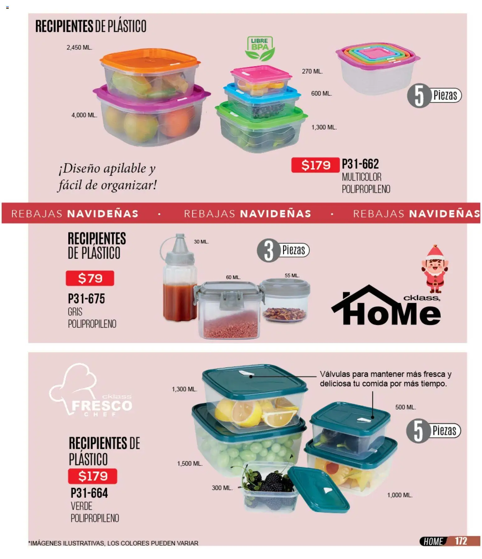 Nuevas ofertas de Cklass válidas en toda la República Mexicana desde el 30.11.2025. ¡Encuentra las mejores ofertas en Cklass catálogo Rebajas Navideñas Ropa! | Página: 173