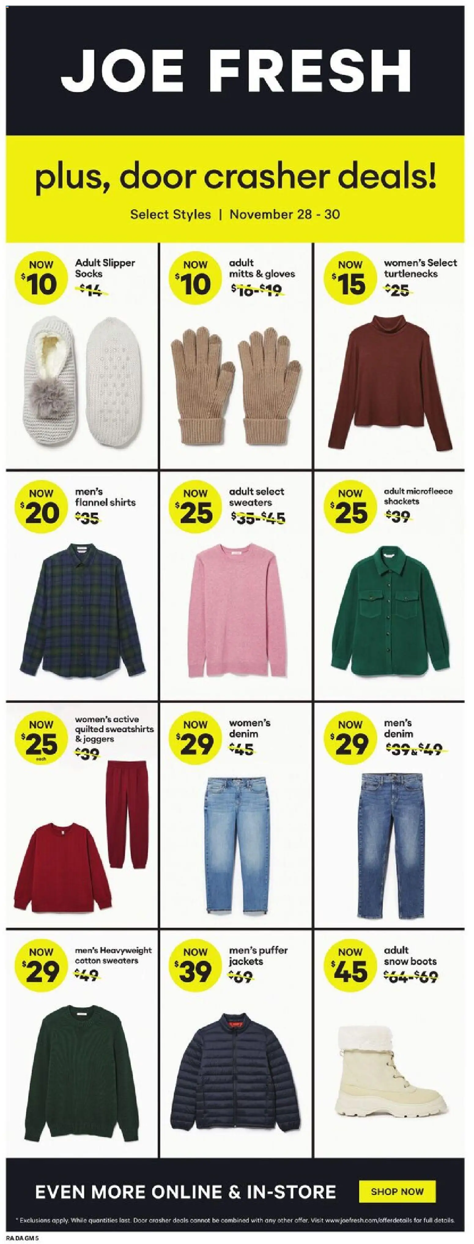 Atlantic Superstore flyer valid from 27.11.2025 | Page: 30 | Products: Boots, Gloves, Socks