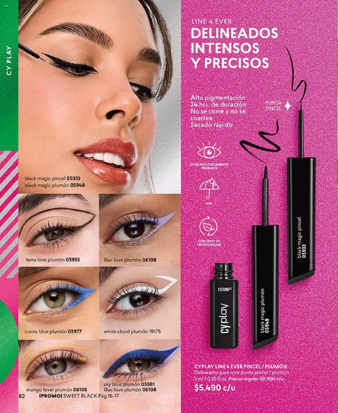 Catálogo CyZone Campaña 17 │ válido desde el 14.10.2025 | Página: 94 | Productos: Mango, Delineador, Plumón, Pincel