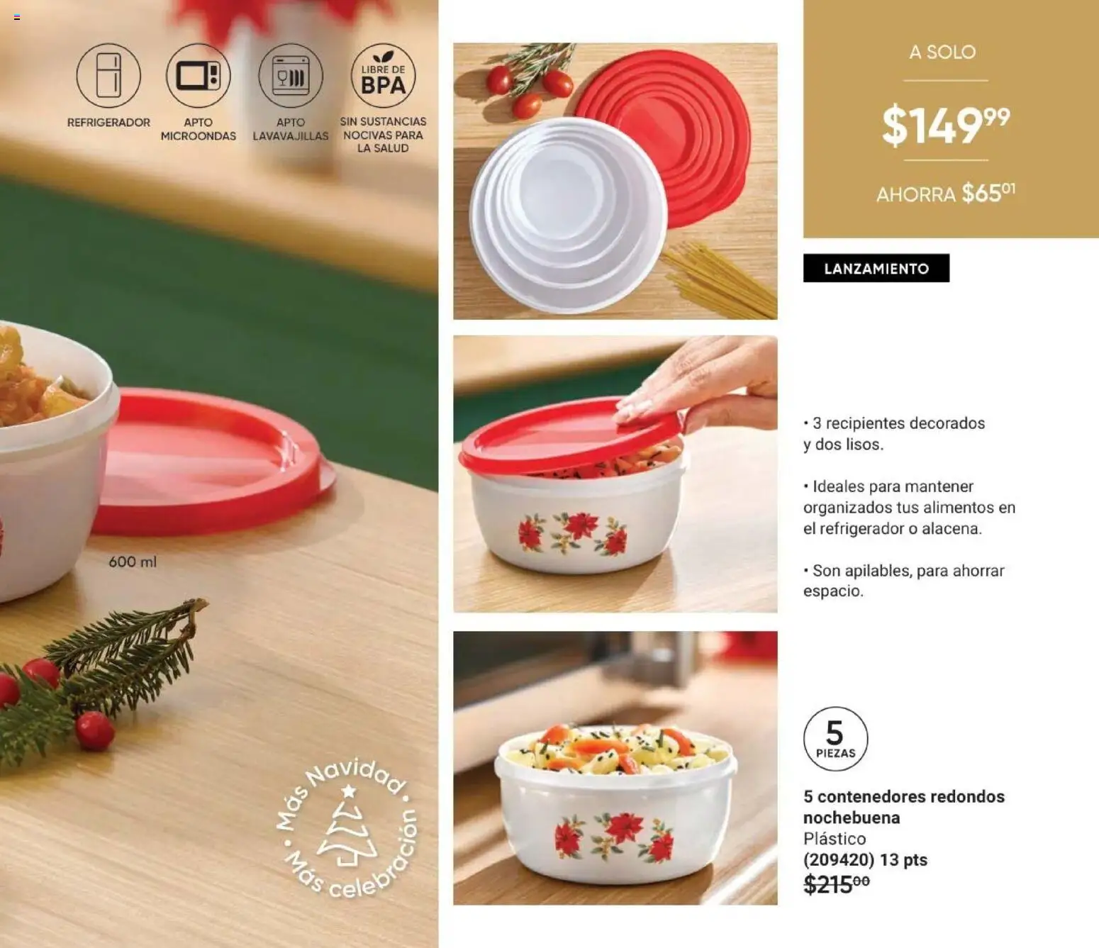 Nuevas ofertas de AVON válidas en toda la República Mexicana desde el 28.11.2025. ¡Encuentra las mejores ofertas en AVON Casa & Estilo 18 2025! | Página: 11 | Productos: Refrigerador, Microondas, Lavavajillas