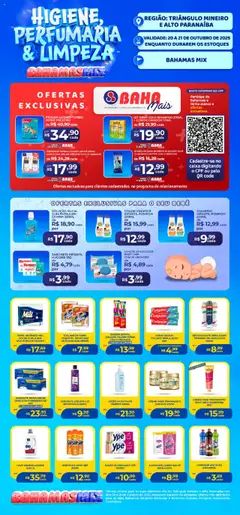 Bahamas Mix - Ofertas Higiene e Limpeza - Pré-Visualização do folheto da loja Bahamas Mix, válido de 20.10.2025 | Página: 1