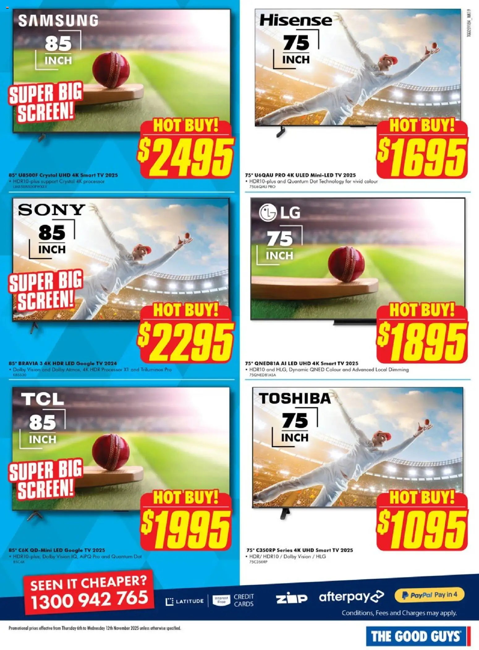 The Good Guys catalogue - valid from 05.11.2025 | Page: 15 | Products: Tv, Smart tv, Screen