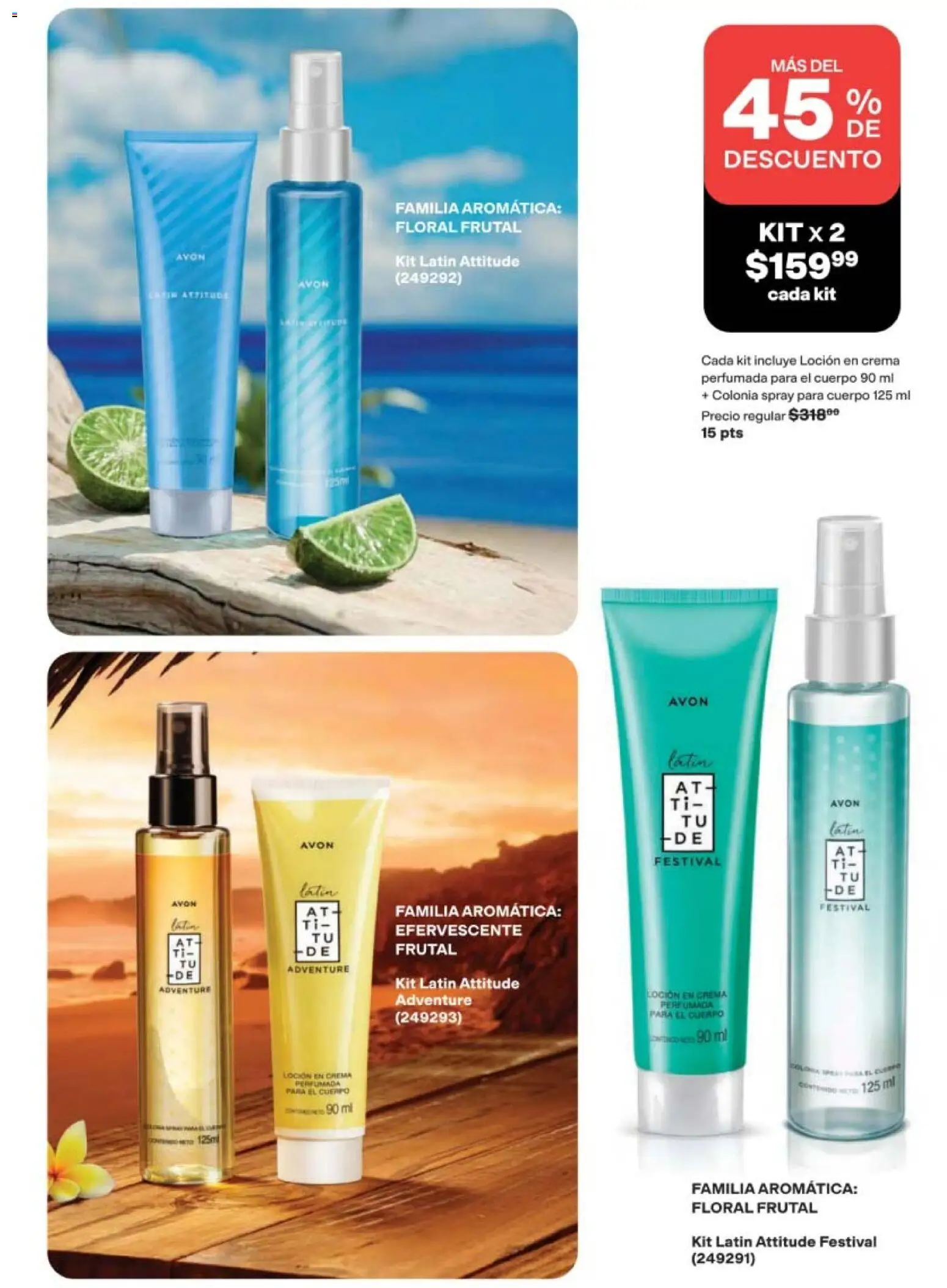 Nuevas ofertas de AVON válidas en toda la República Mexicana desde el 24.04.2026. ¡Encuentra las mejores ofertas en AVON campaña 7 2026! | Página: 79 | Productos: Crema, Loción