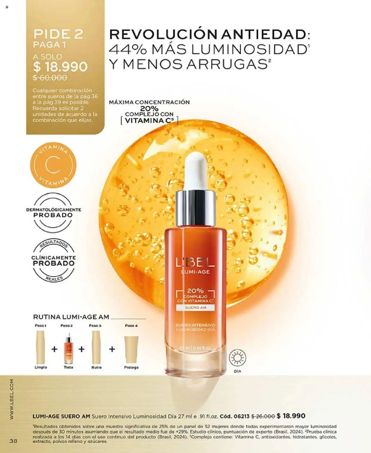 Catálogo L'Bel Campaña 17 │ válido desde el 14.10.2025 | Página: 38 | Productos: Sobre