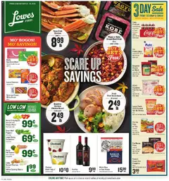 Preview of Lowes Foods weekly ads valid from 22.10.2025