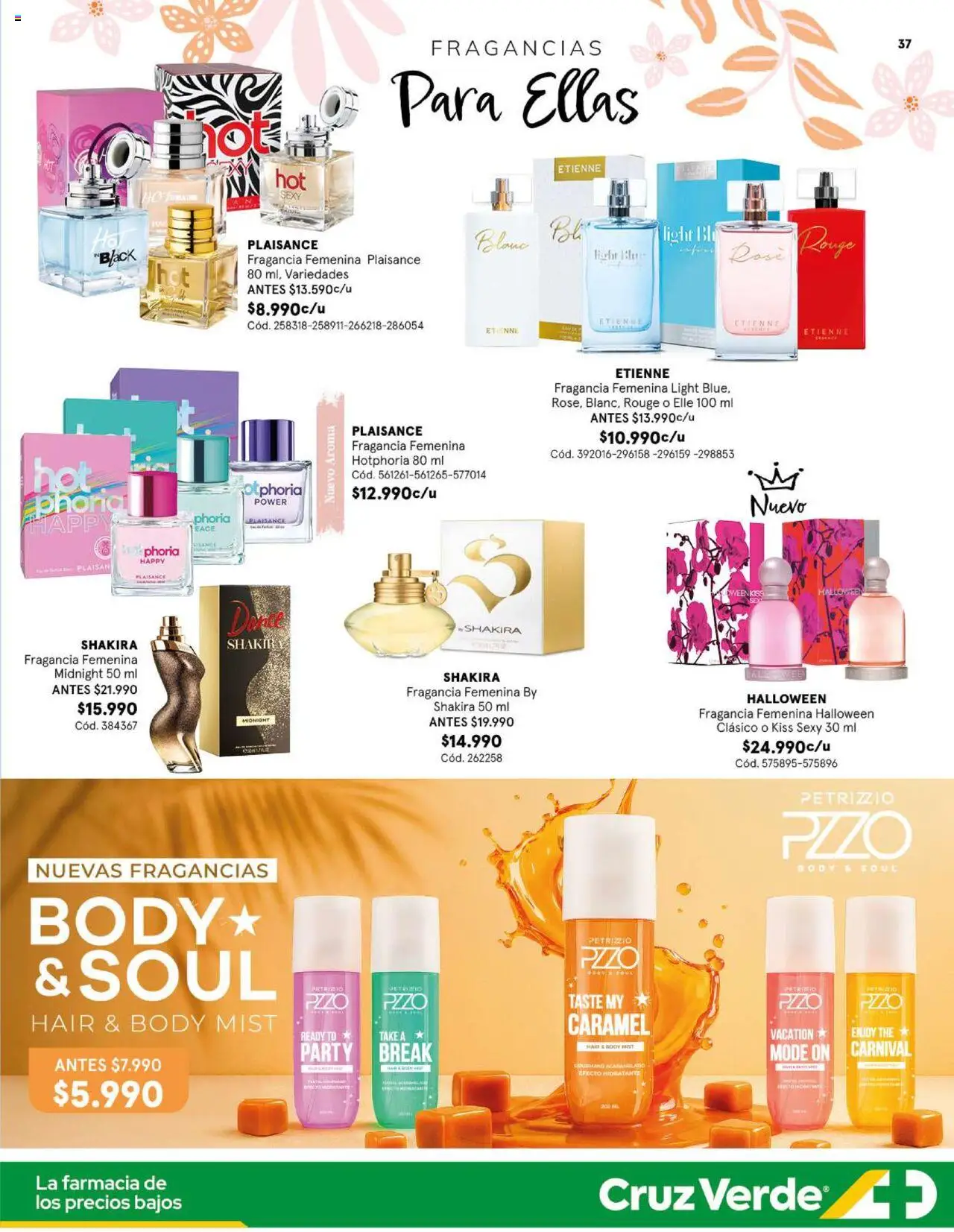 Cruz Verde Descuentos │ válido desde el 01.10.2025 | Página: 37 | Productos: Body, Fragancia