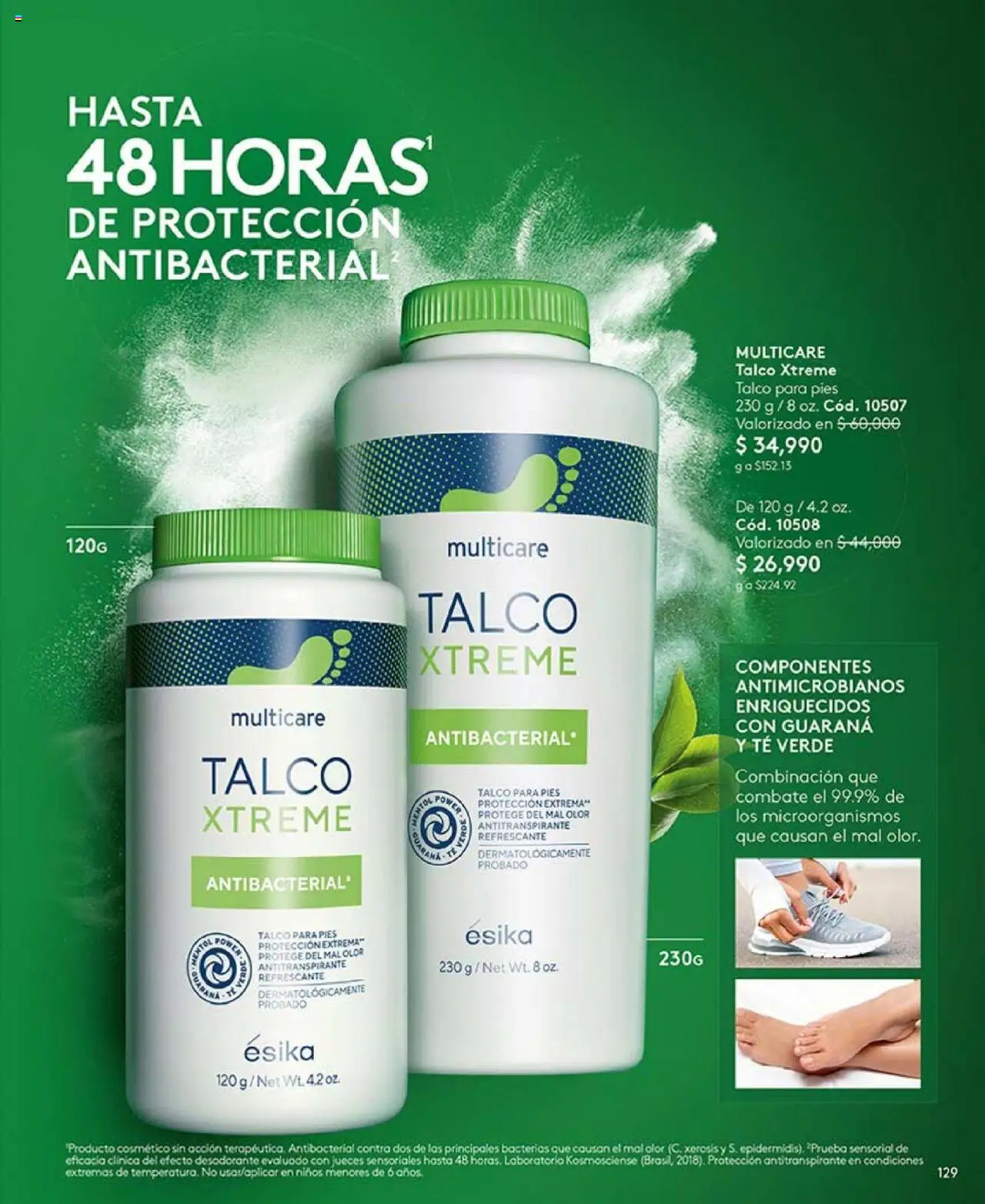 Ésika revista - valida desde el 14.10.2025 | Página: 141 | Productos: Té, Combinación, Desodorante, Antitranspirante