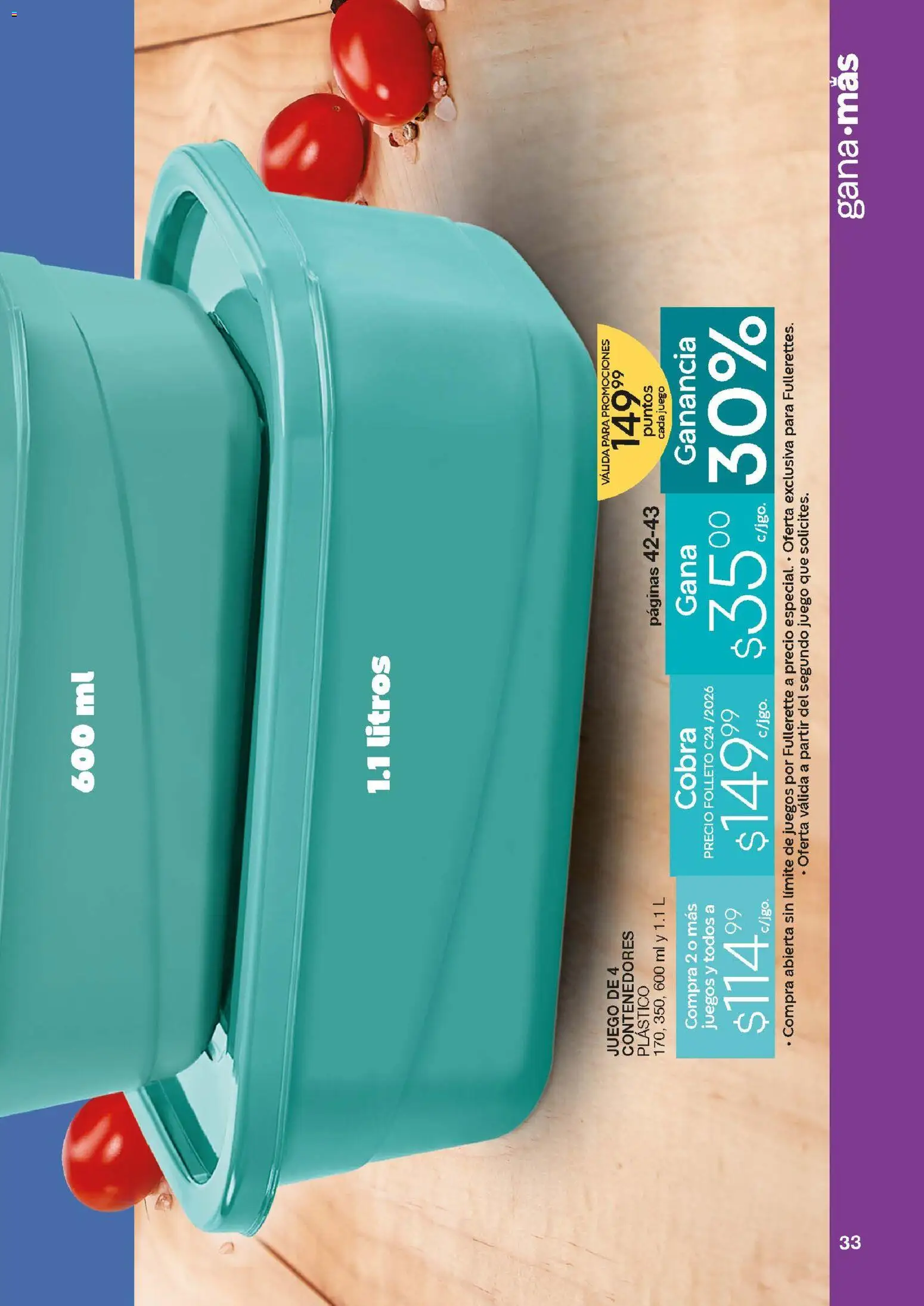 Nuevas ofertas de Fuller válidas en toda la República Mexicana desde el 04.03.2026. ¡Encuentra las mejores ofertas en Fuller Gana Mas C24 2026! | Página: 31 | Productos: Juego