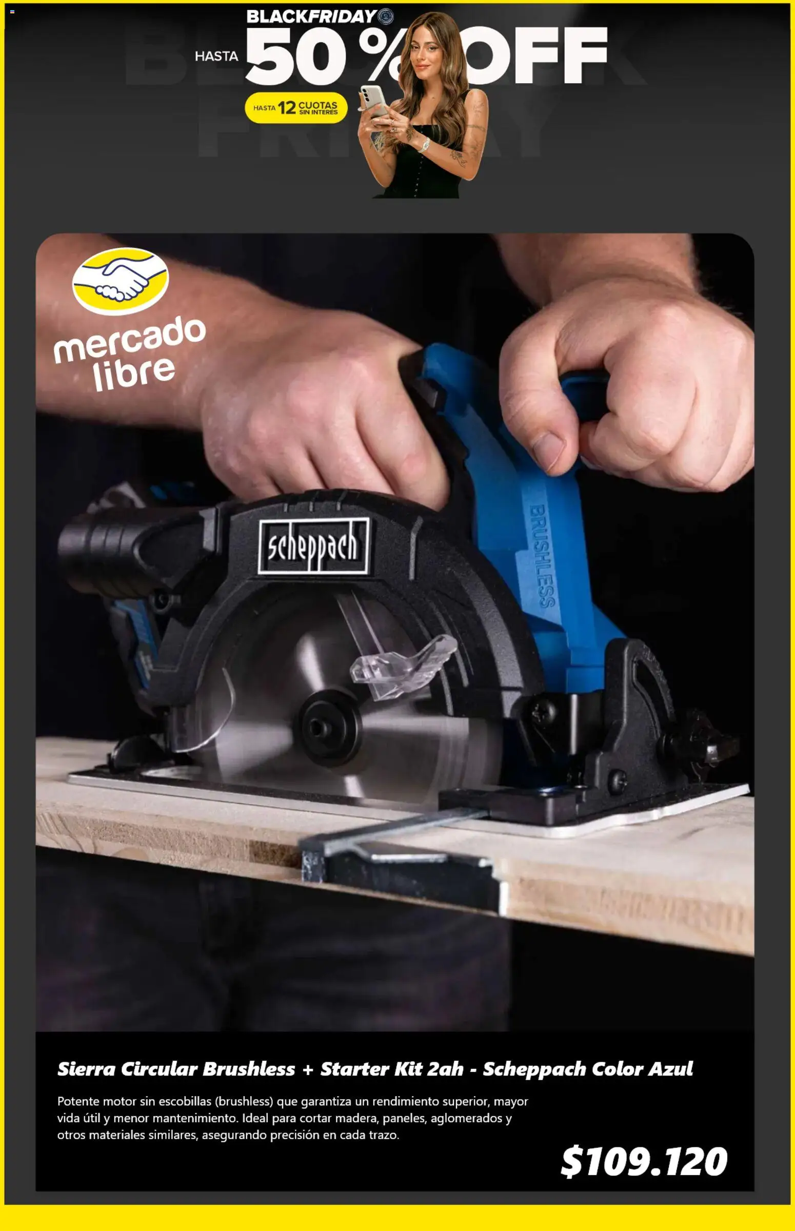 Black Friday Mercado Libre │ válido desde el 28.11.2025 | Página: 4 | Productos: Sierra