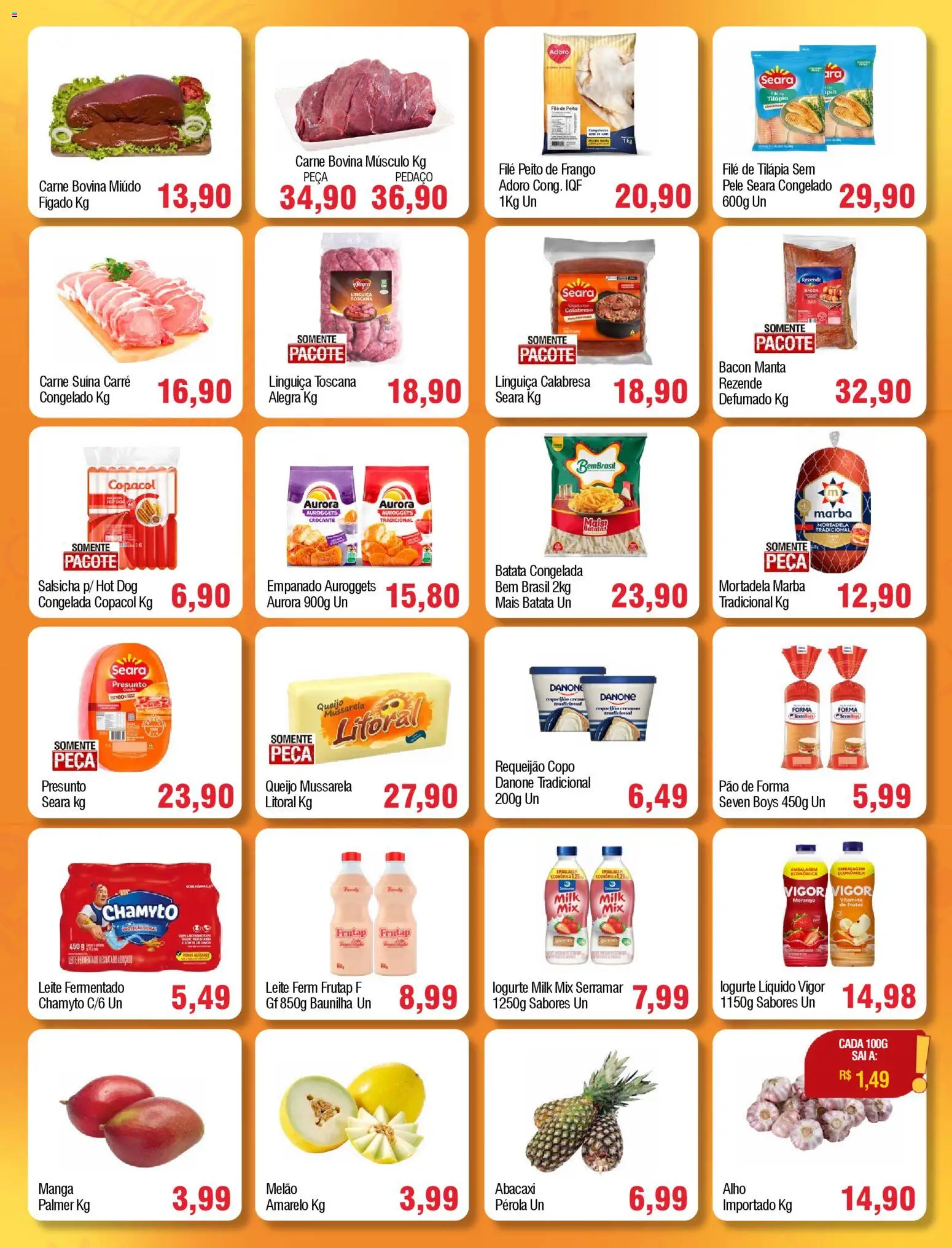 Spani Atacadista Folheto - válido de 20.01.2026 | Página: 2 | Produtos: Pão, Batata, Frango, Mussarela