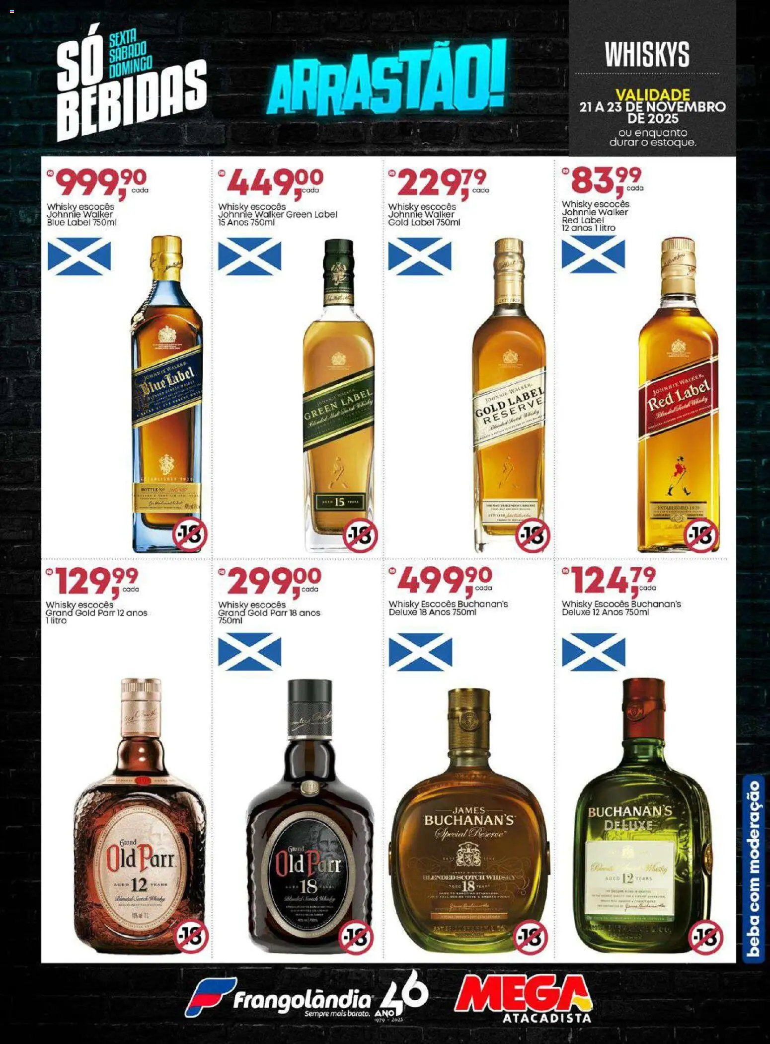 Frangolândia Folheto - válido de 21.11.2025 | Página: 8 | Produtos: Whisky